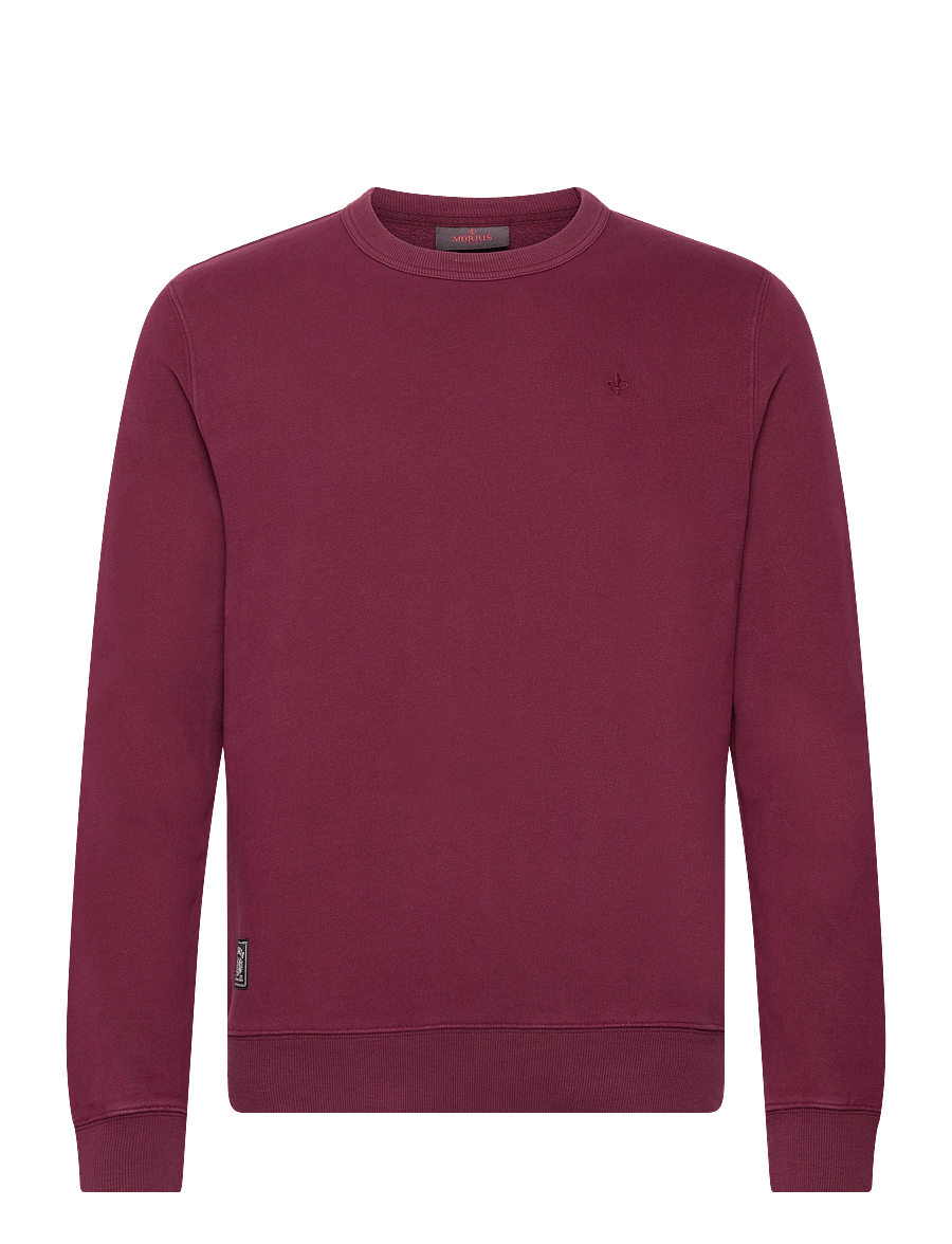 Morris - Brandon Lily Washed Sweatshirt - nach anlass kaufen - wine red - 0