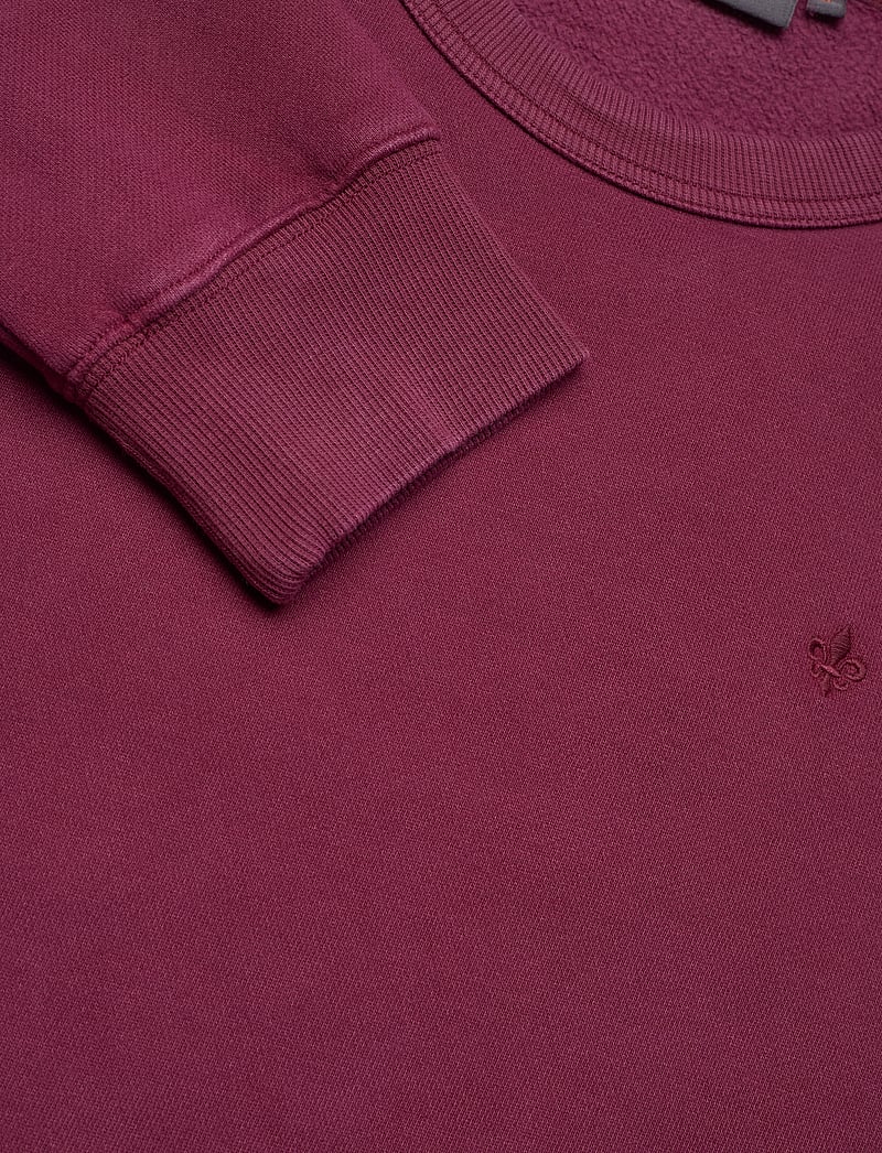 Morris - Brandon Lily Washed Sweatshirt - shop efter anledning - wine red - 2