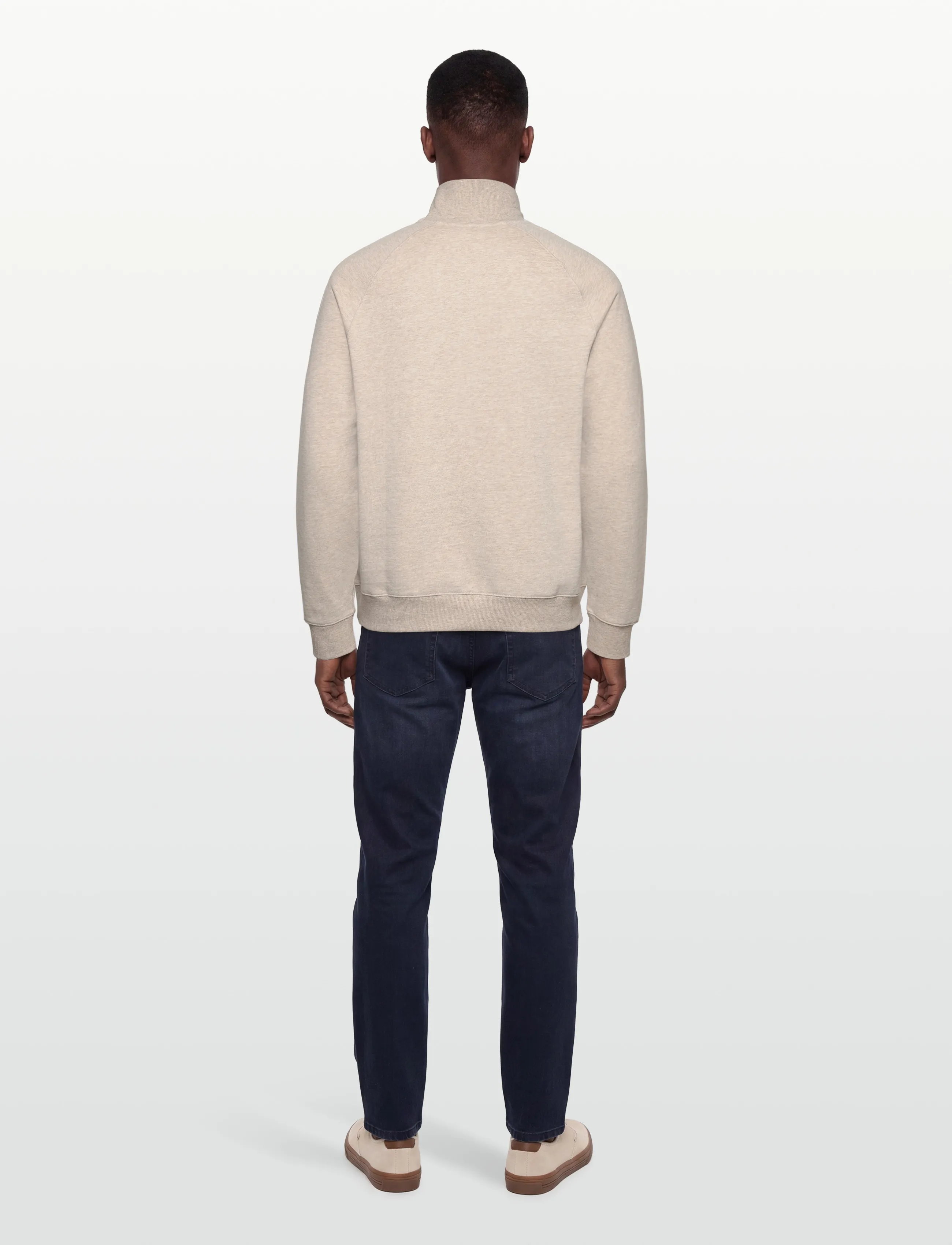 Morris - Maryon Half Zip Sweatshirt - sweatshirts - khaki - 4