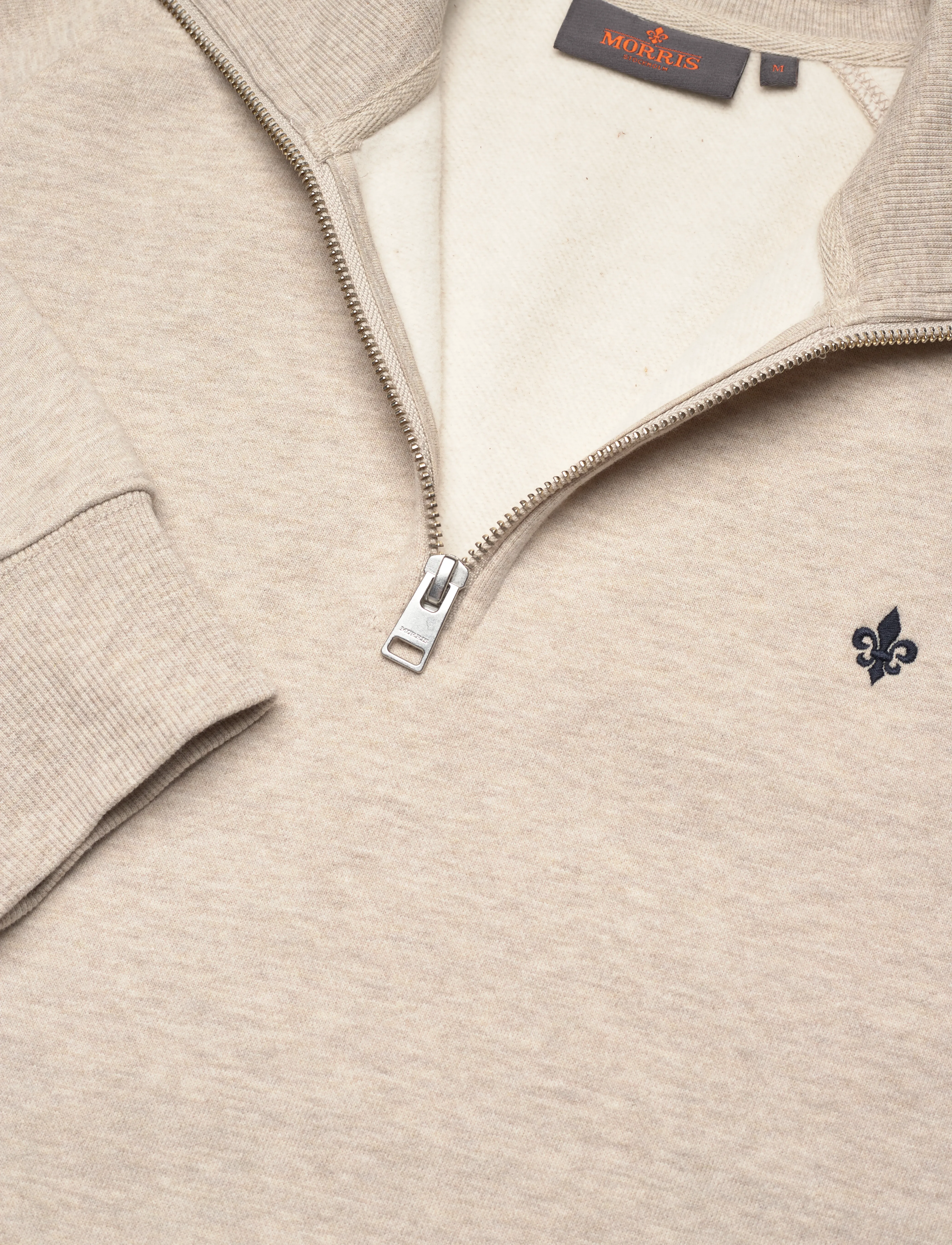 Morris - Maryon Half Zip Sweatshirt - sweatshirts - khaki - 2