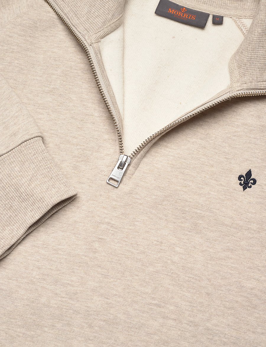 Morris - Maryon Half Zip Sweatshirt - sweatshirts - khaki - 5