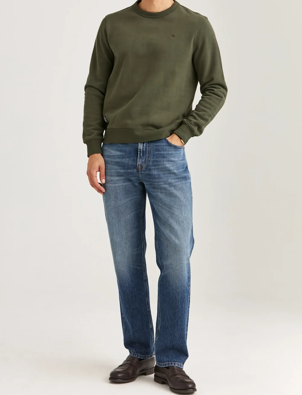 Morris - Brandon Lily Sweatshirt - shoppa efter tillfälle - olive - 3