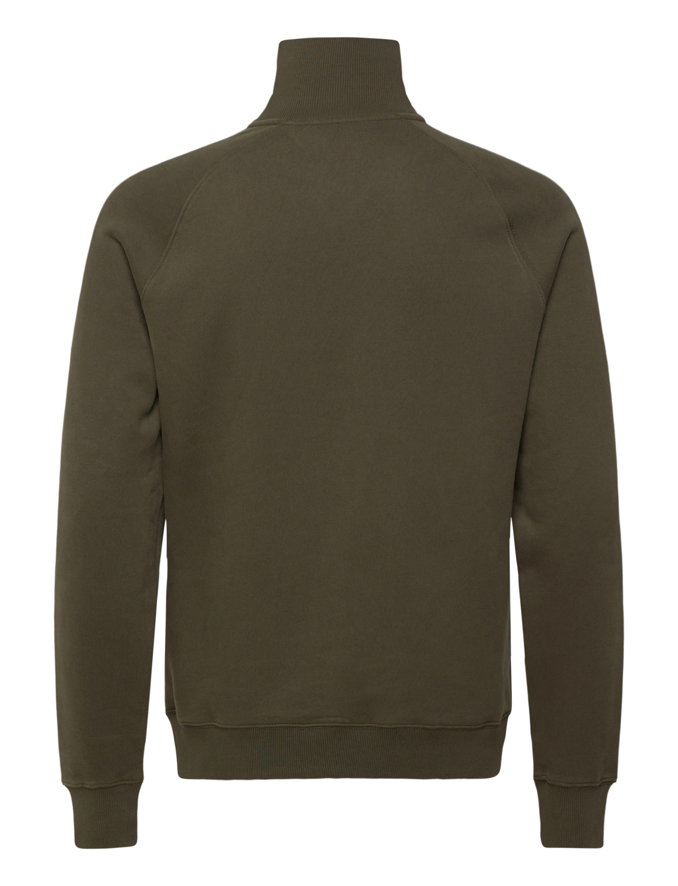 Morris - Maryon Half Zip Sweatshirt - dressipluusid - olive - 2