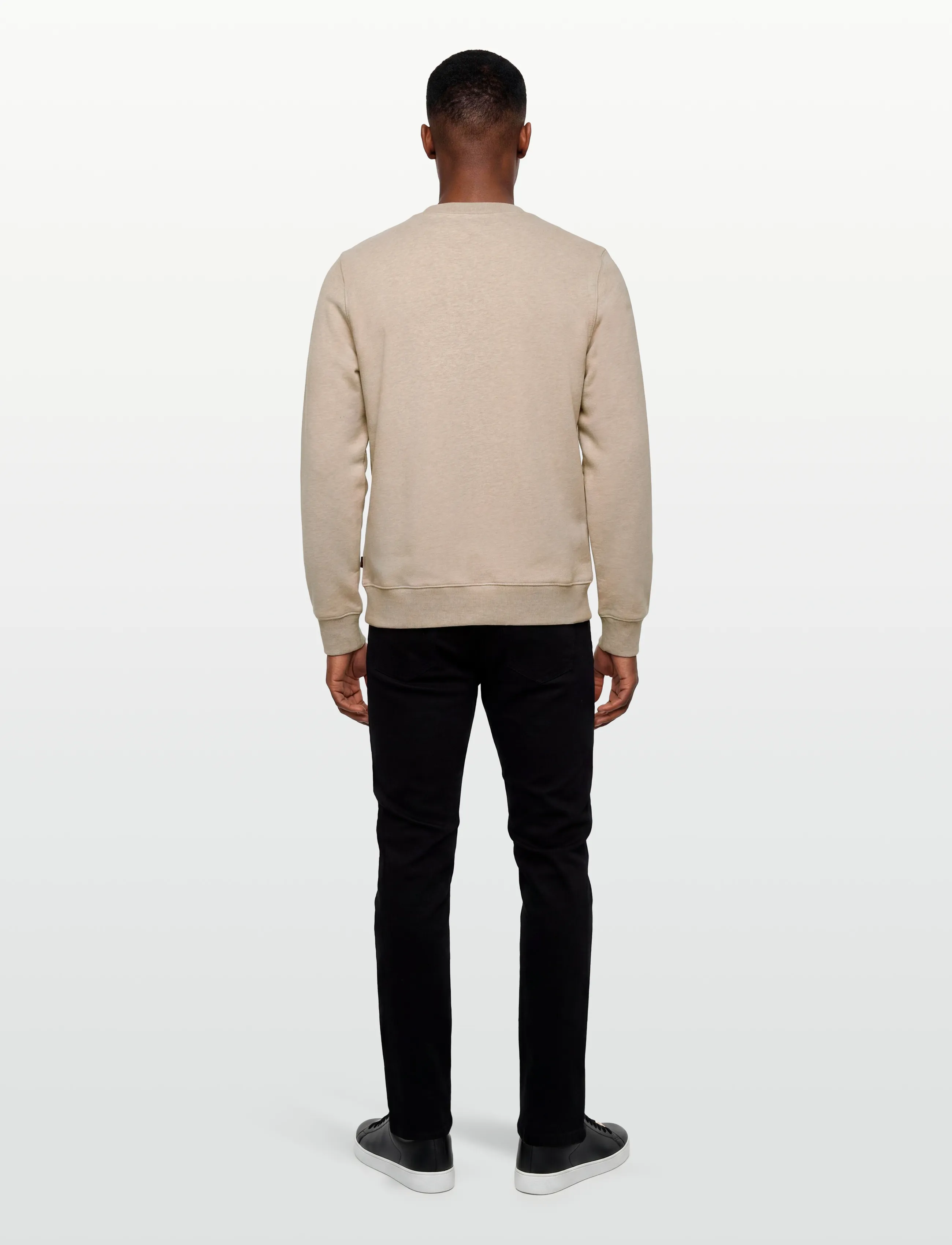 Morris - Brian Logo Crew Neck Sweatshirt - shop by occasion - khaki - 4