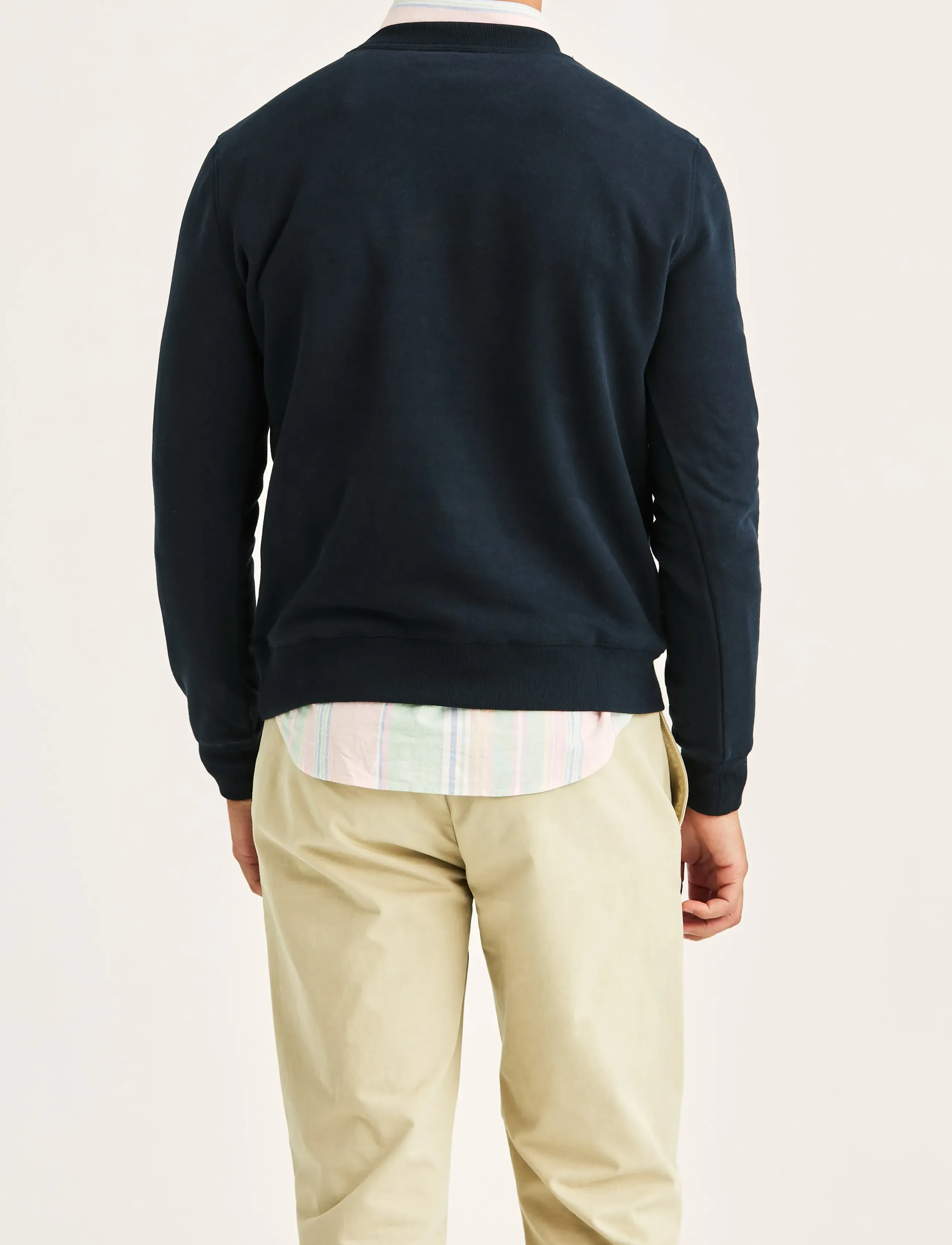 Morris - Brian Logo Crew Neck Sweatshirt - osta olukorra järgi - old blue - 4
