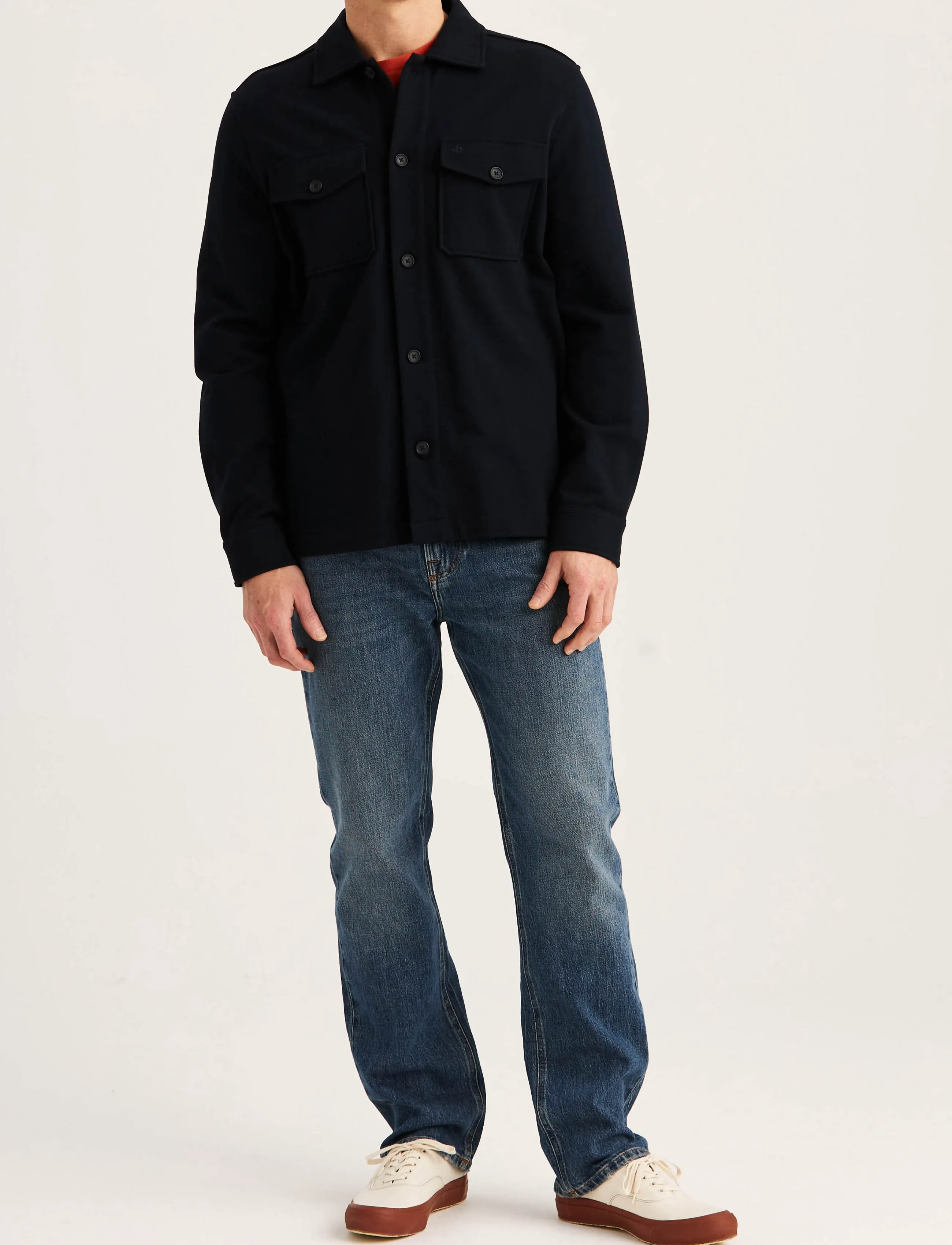 Morris Andrew Piqué Jersey Overshirt overshirts herr – bild 5