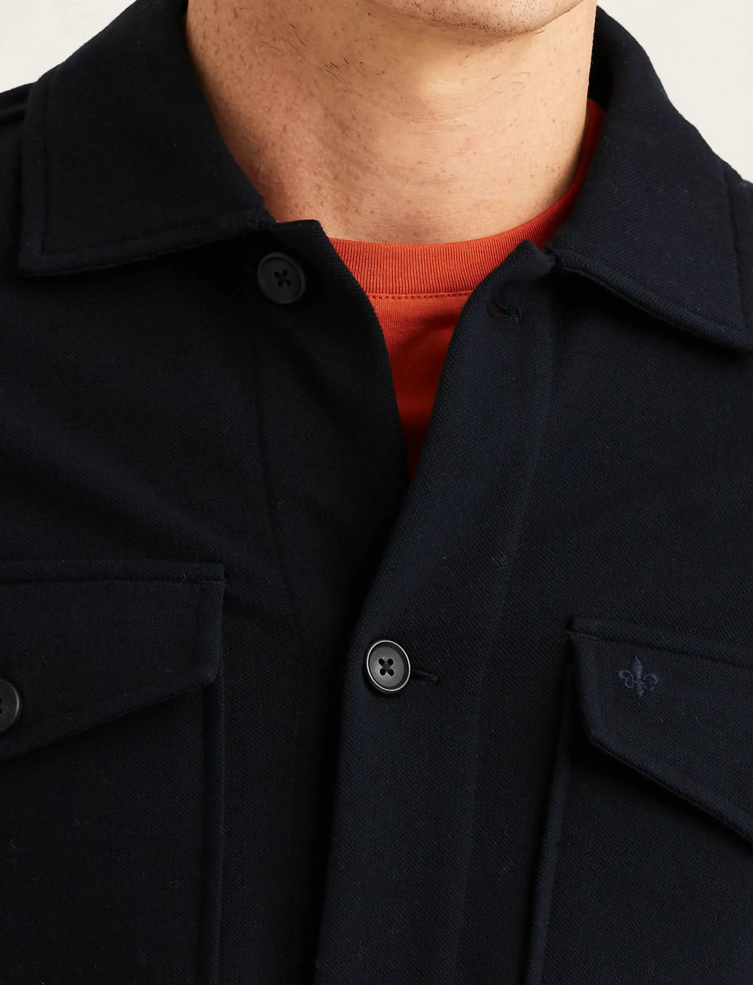 Morris Andrew Piqué Jersey Overshirt overshirts herr – bild 7