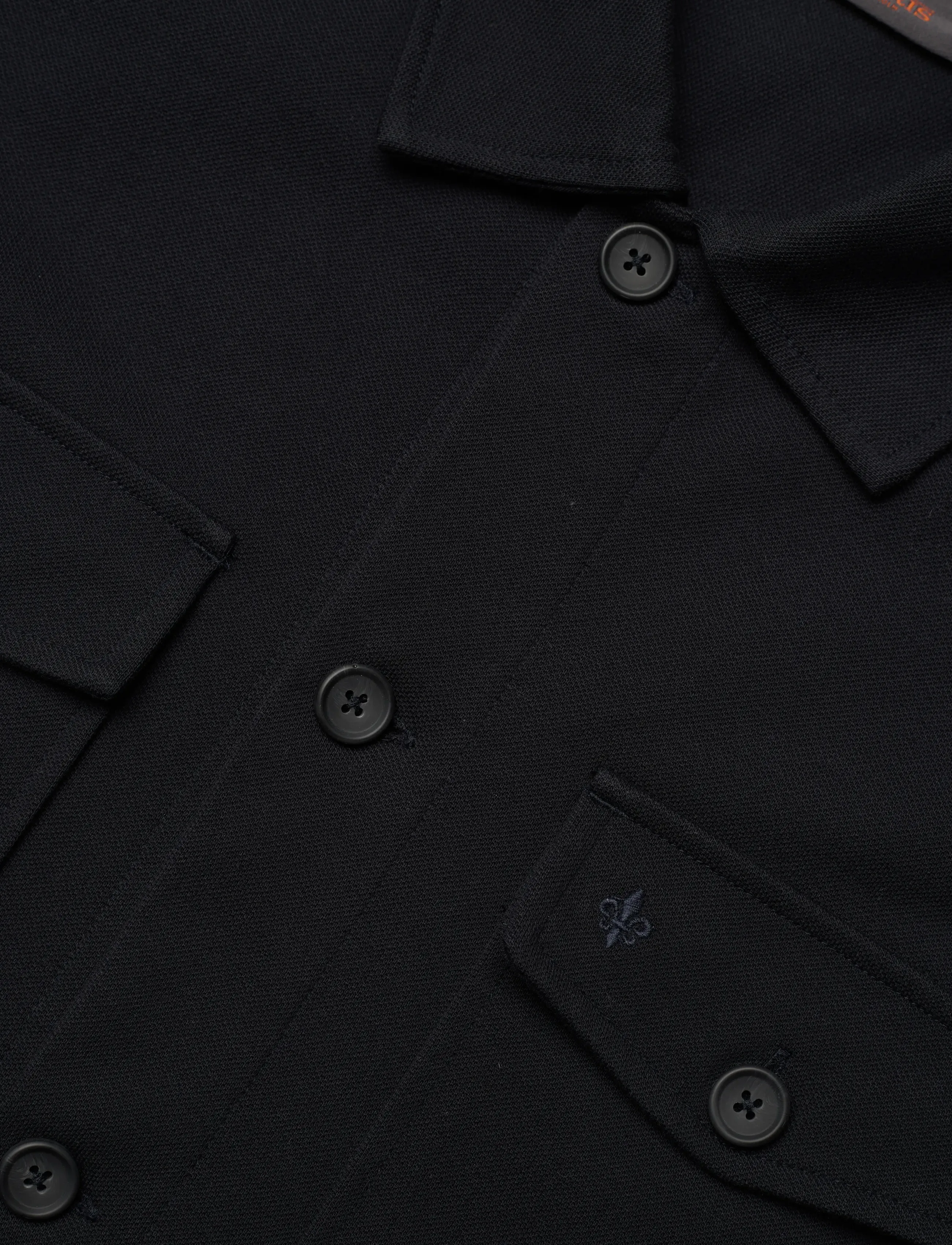 Morris - Andrew Jersey Overshirt - kevadjoped - old blue - 5