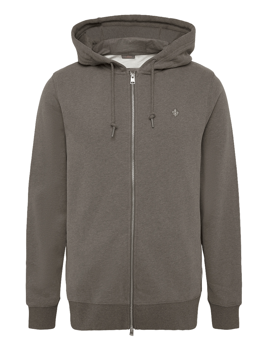 Morris - Brandon Lily Zip Hood - kapuzenpullover - brown - 0