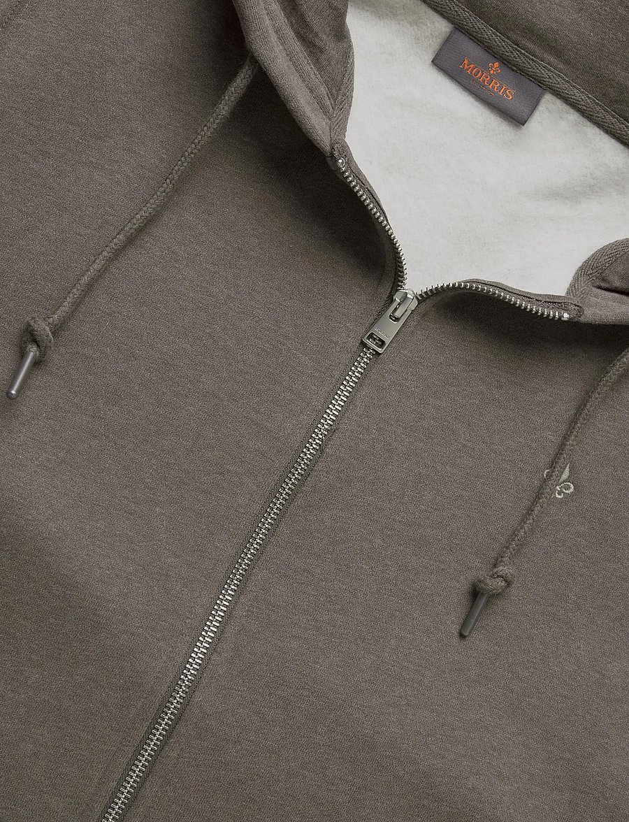 Morris - Brandon Lily Zip Hood - kapuzenpullover - brown - 2