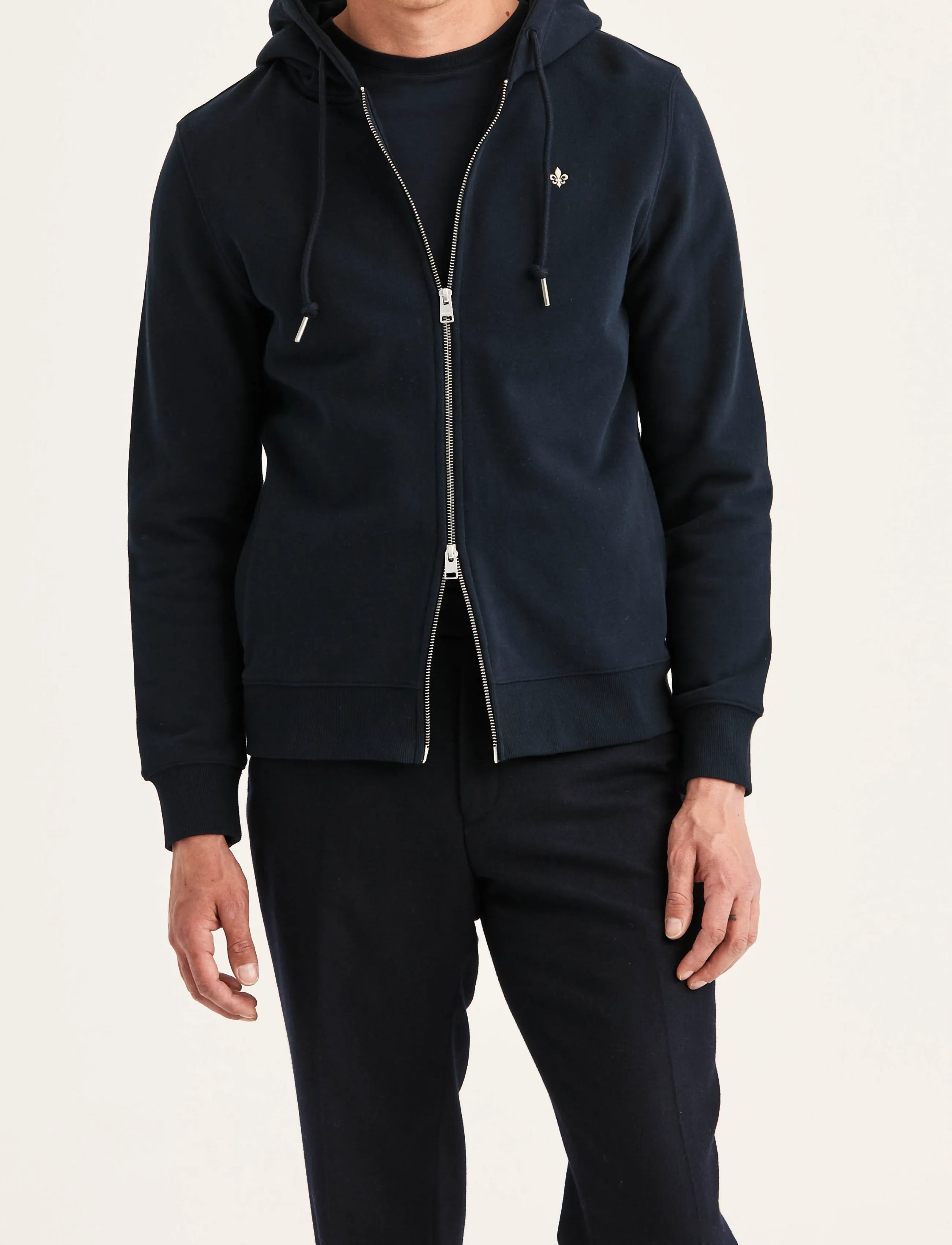 Morris Brandon Lily Zip Hood - Inspiration - OLD BLUE / navy