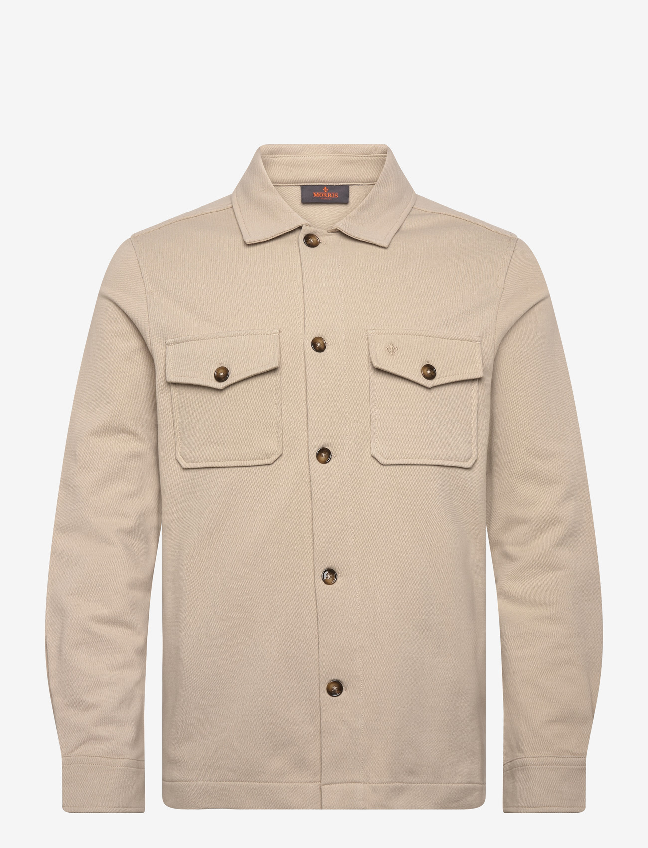Morris - Andrew Jersey Overshirt - shoppa efter tillfälle - khaki - 1
