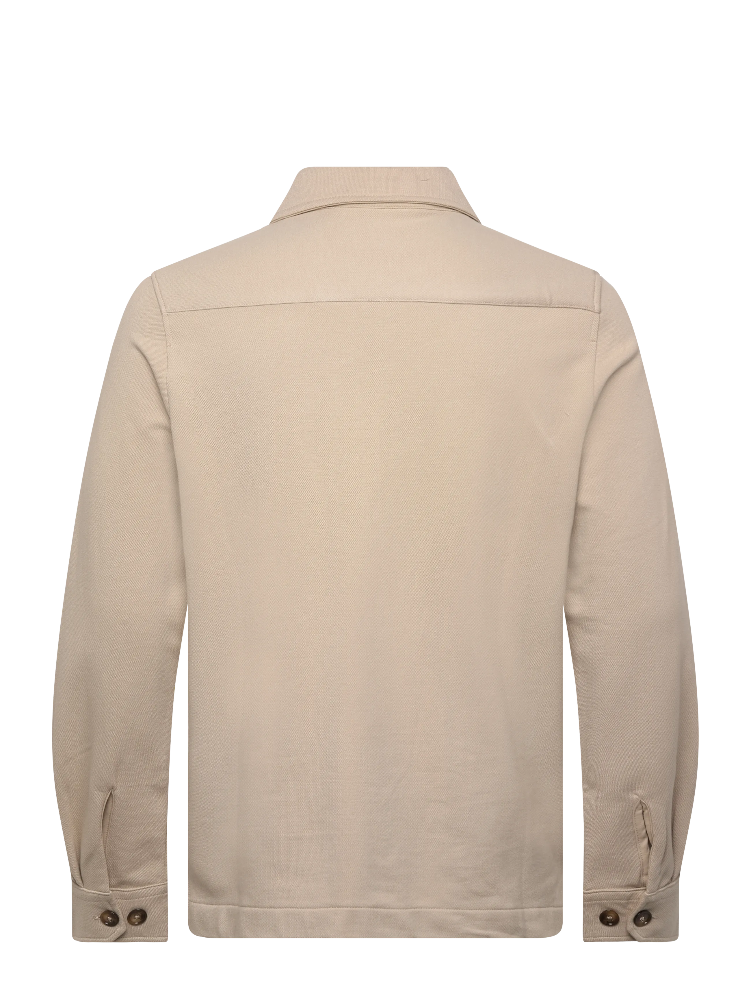 Morris - Andrew Jersey Overshirt - shop by occasion - khaki - 2