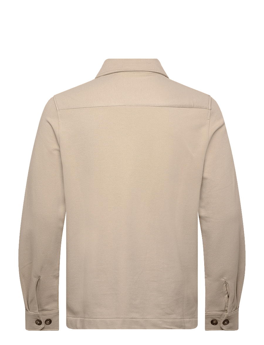 Morris - Andrew Jersey Overshirt - Überhemden - khaki - 2