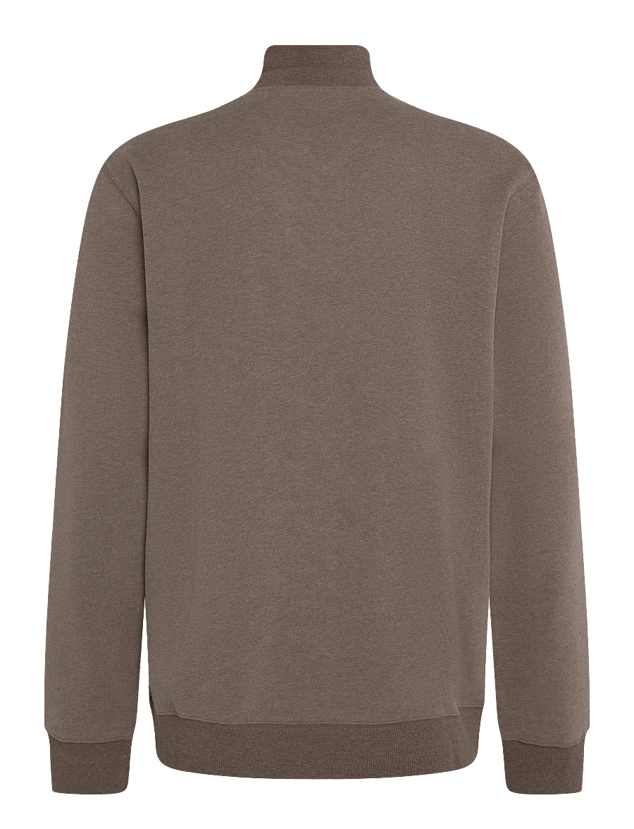 Morris - Brandon Lily Half Zip - poolpika lukuga džemprid - brown - 1