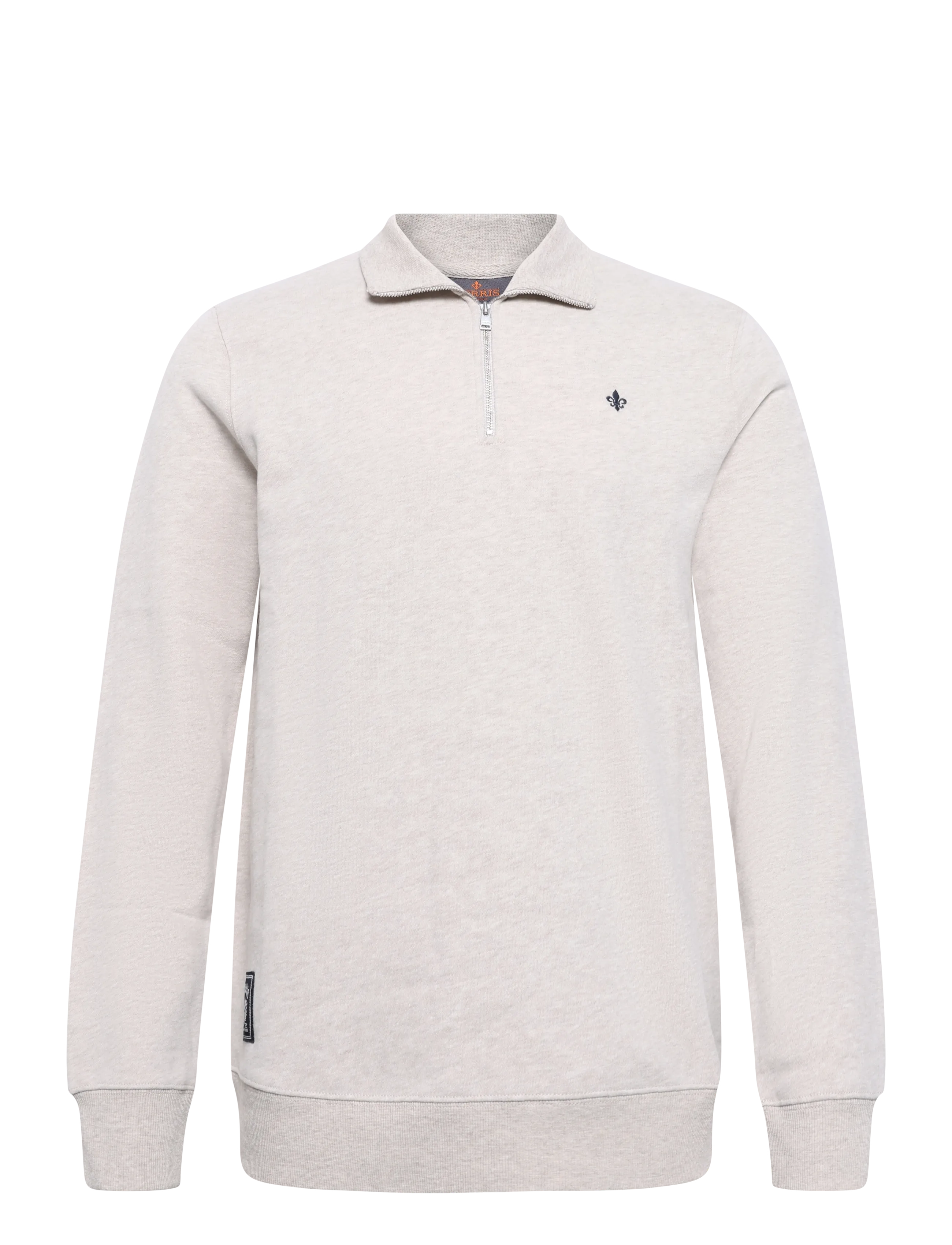 Morris Brandon Lily Half Zip - Morris Stockholm - KHAKI / cream
