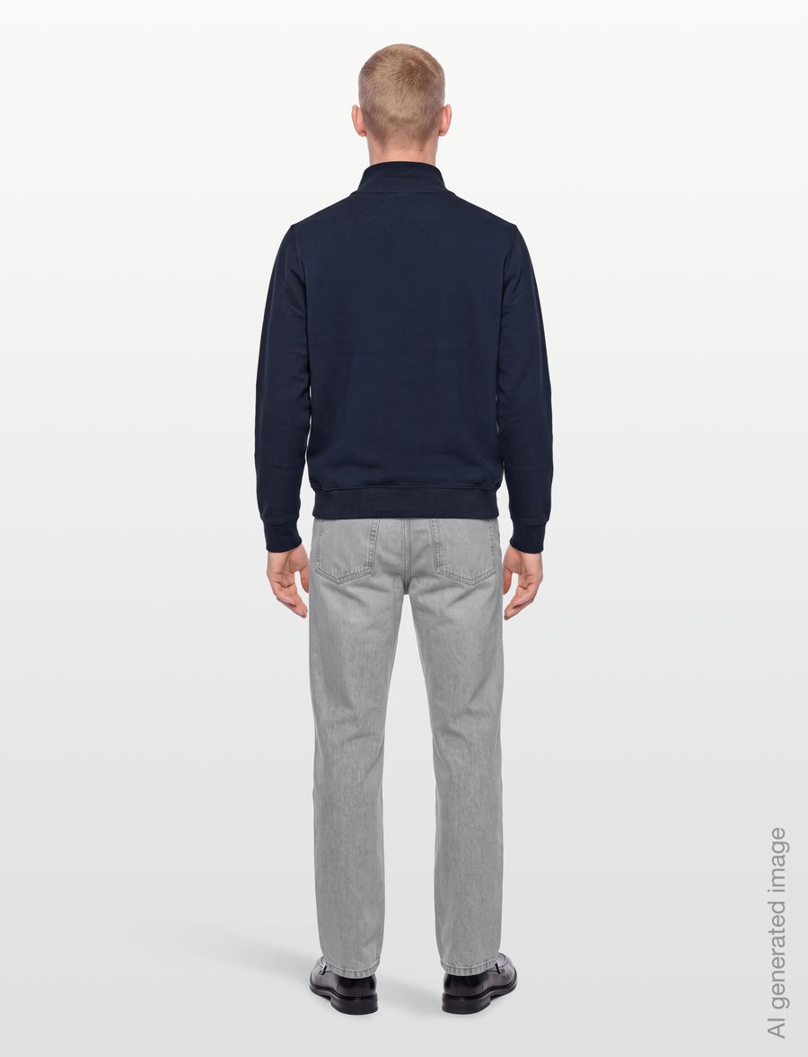 Morris - Brandon Lily Half Zip - dressipluusid - old blue - 4