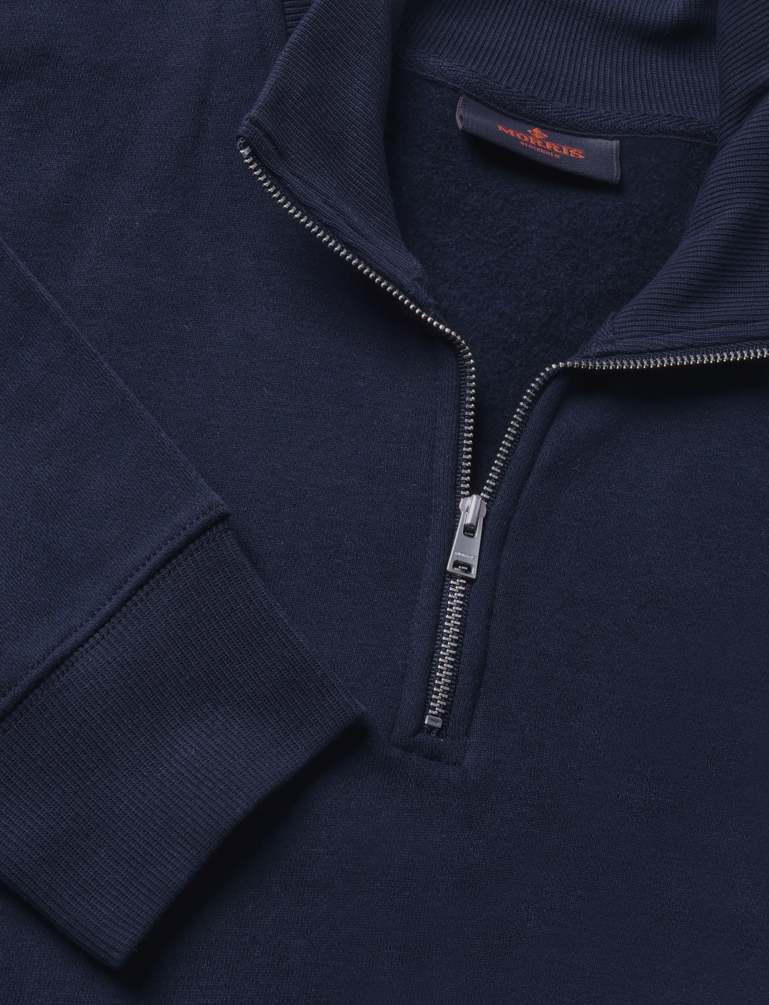 Morris - Brandon Lily Half Zip - pullover mit halbem reißverschluss - old blue - 2