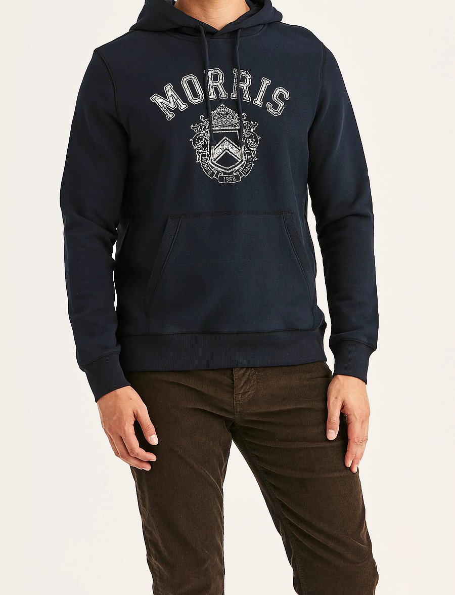 Morris - Darrow Hood - kapuzenpullover - old blue - 0