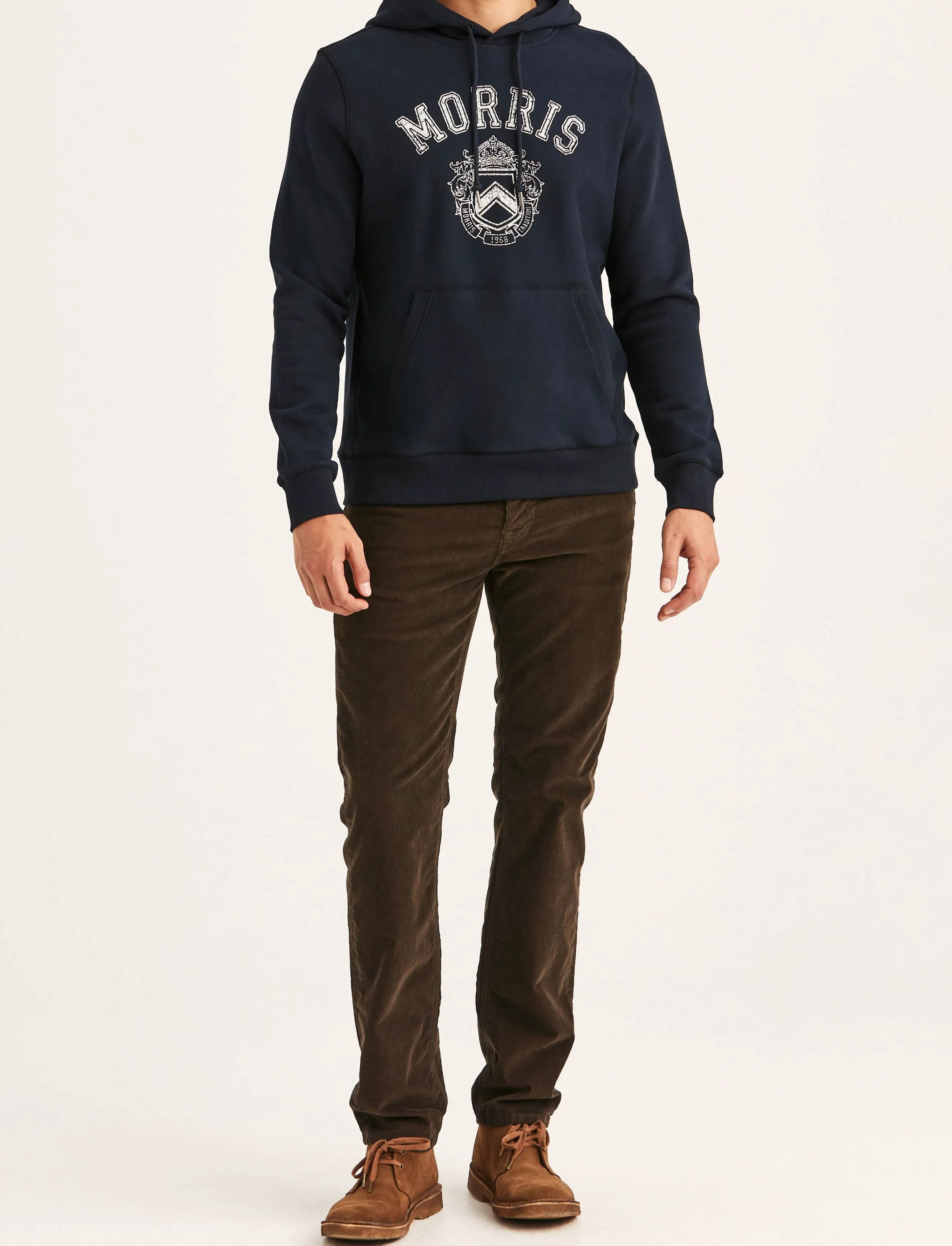 Morris - Darrow Hood - kapuzenpullover - old blue - 3