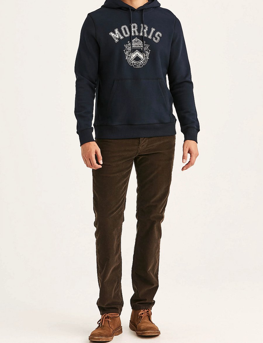 Morris - Darrow Hood - kapuzenpullover - old blue - 3