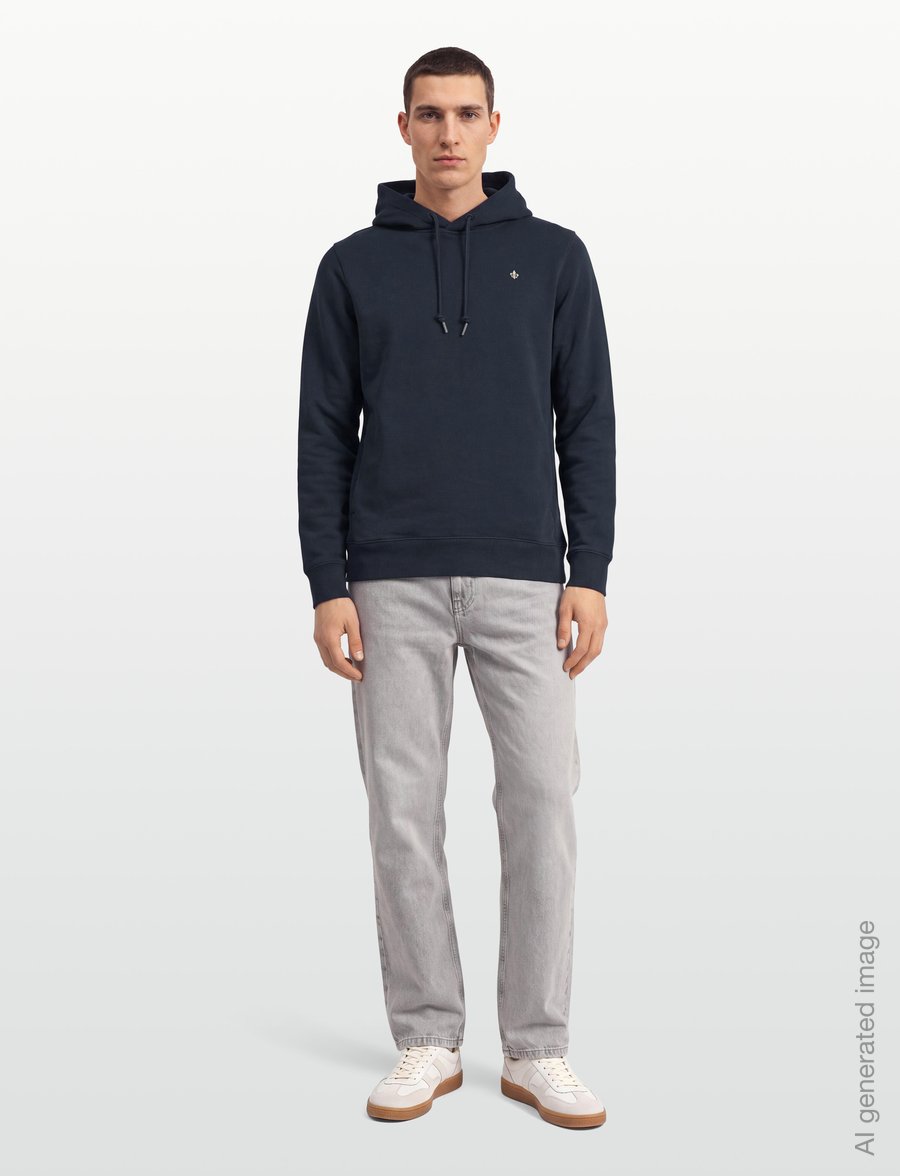Morris - Morris Brandon Lily Hood - kapuzenpullover - old blue - 0