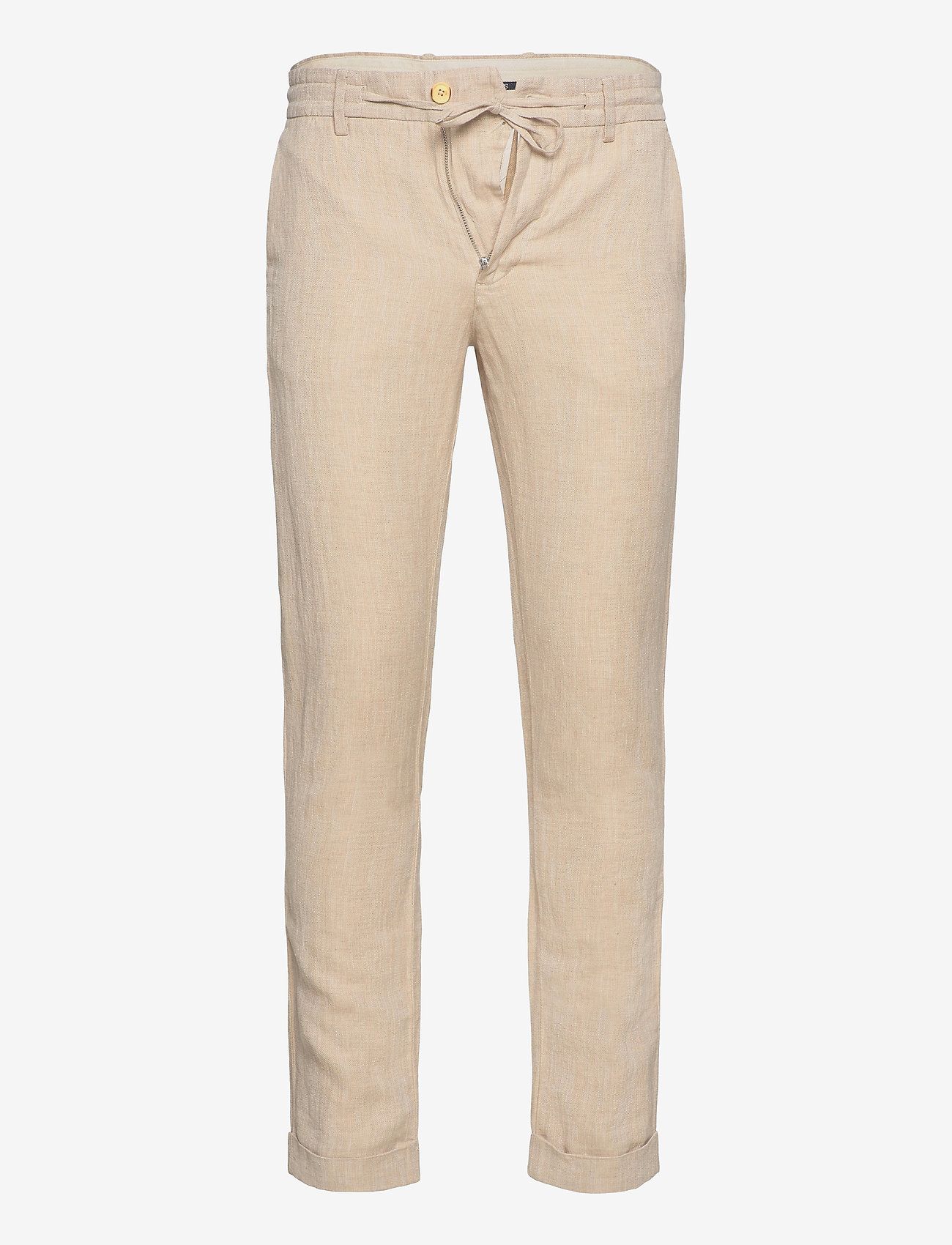 Morris - Winslow Linen Slacks - khaki - 0
