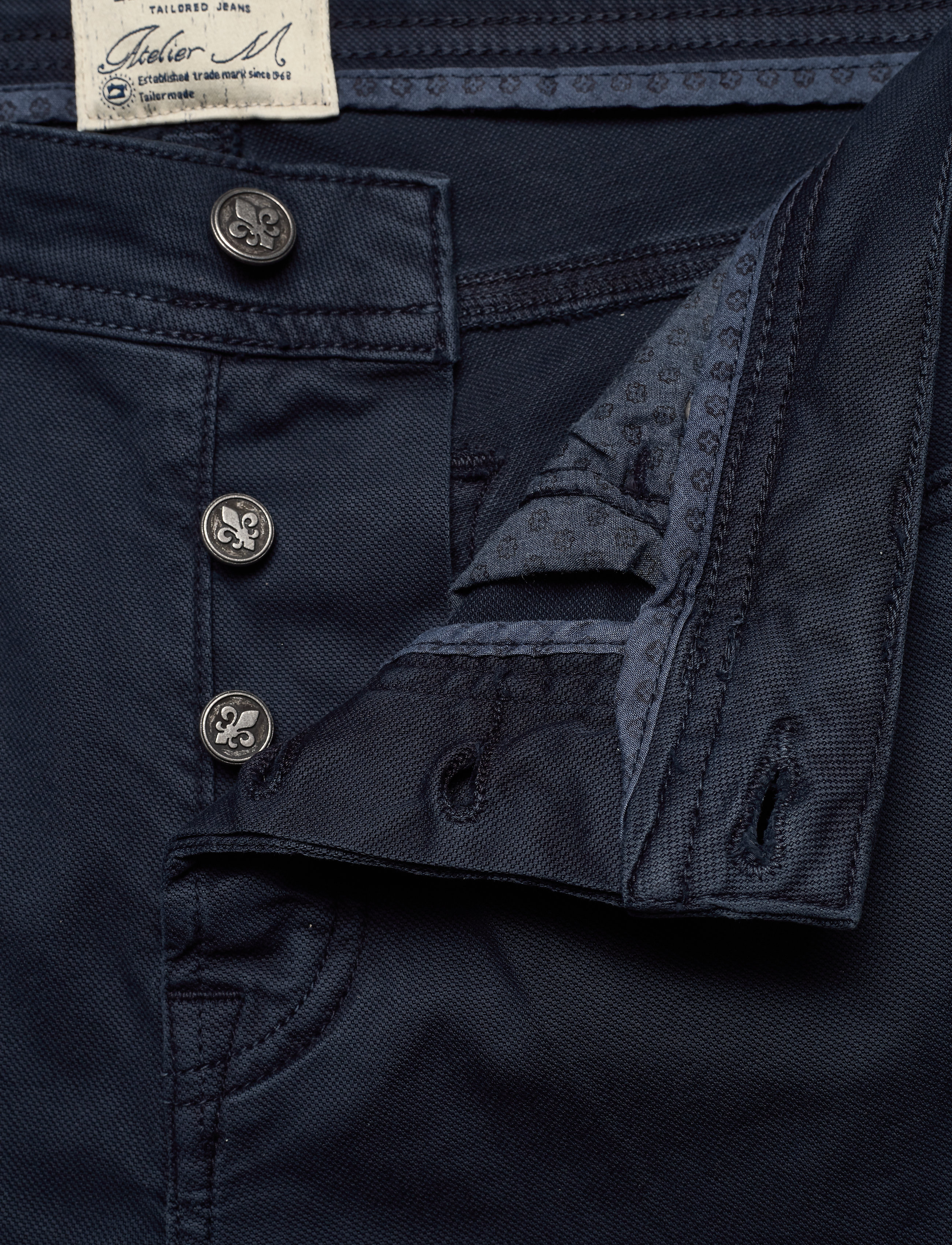 Morris - James Textured 5-pkt - blue - 3