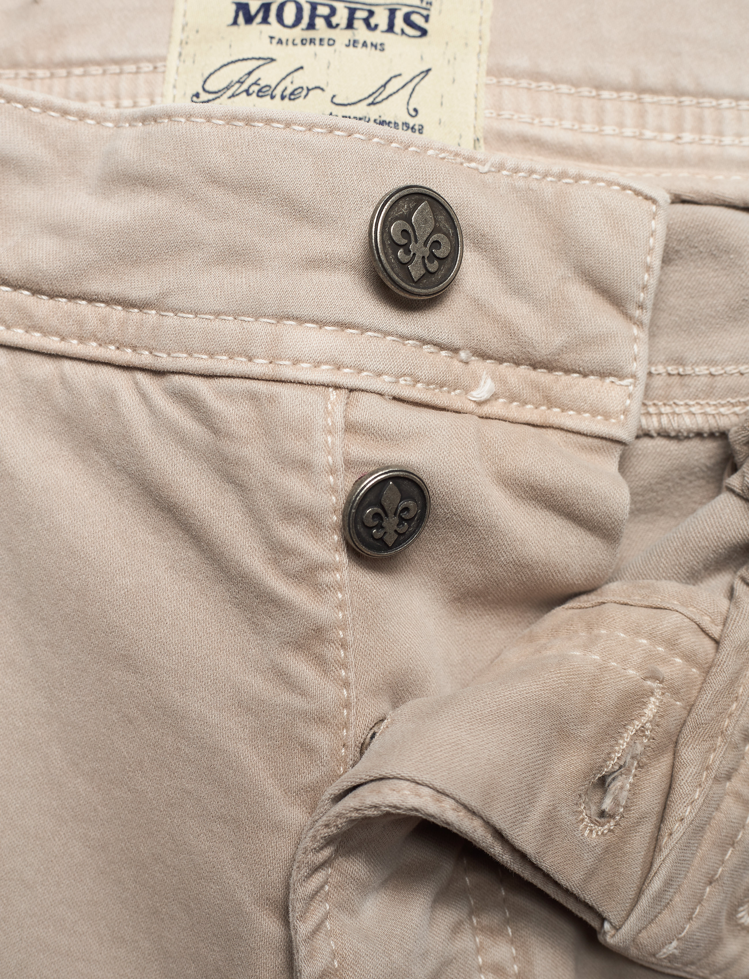 Morris - James Brushed 5-pkt - khaki - 3