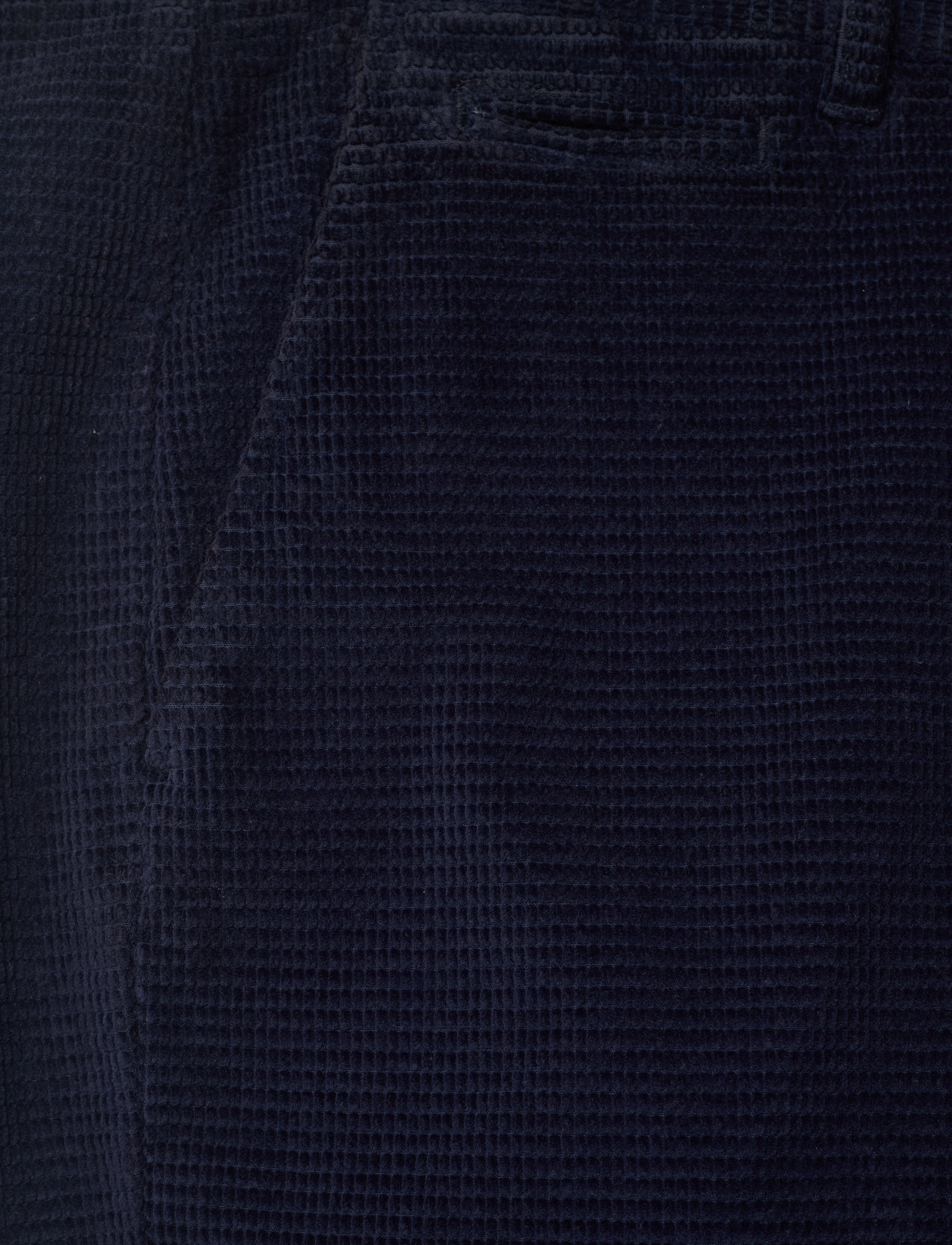 Morris - Criss Cut Cord Slacks - blue - 2