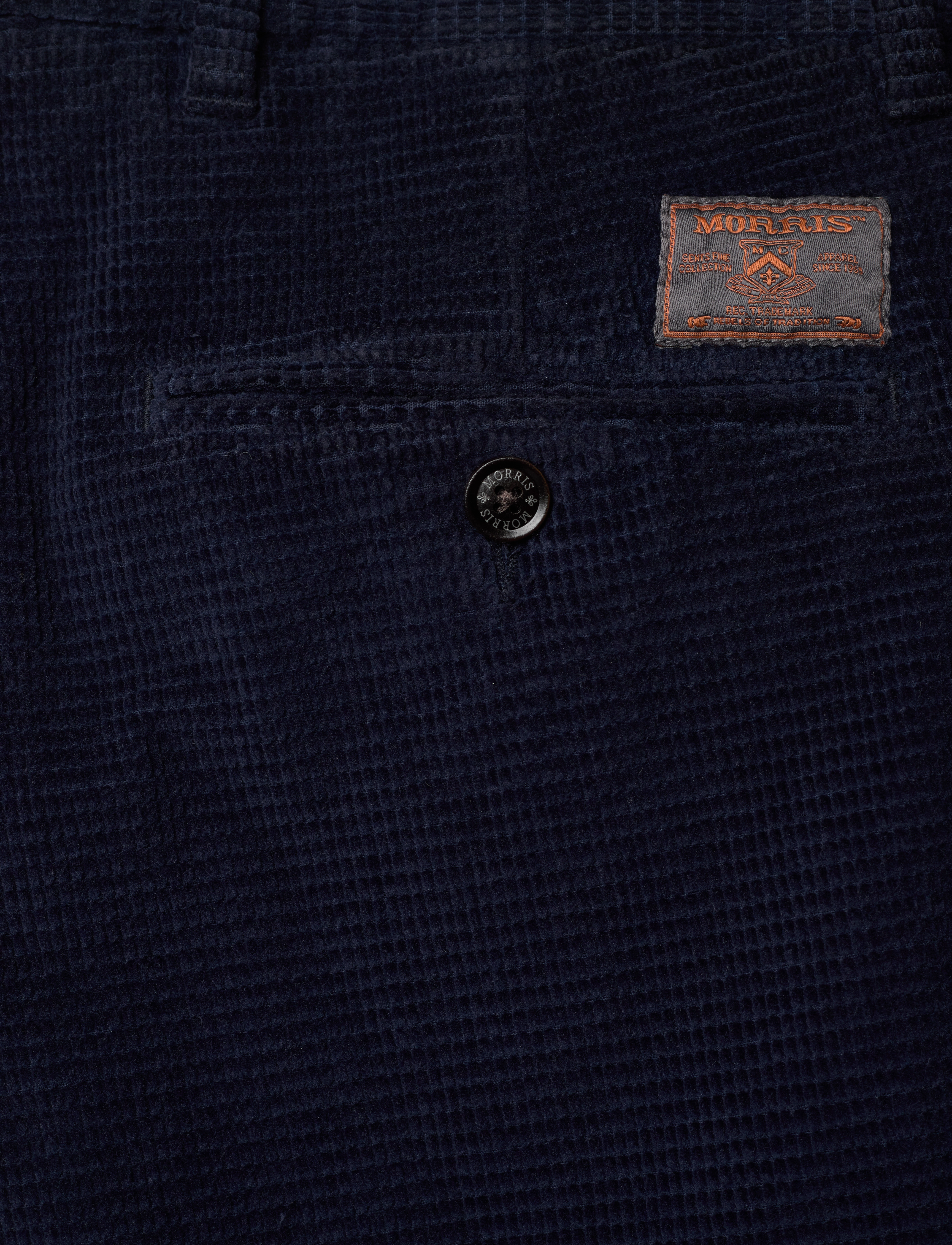 Morris - Criss Cut Cord Slacks - blue - 4