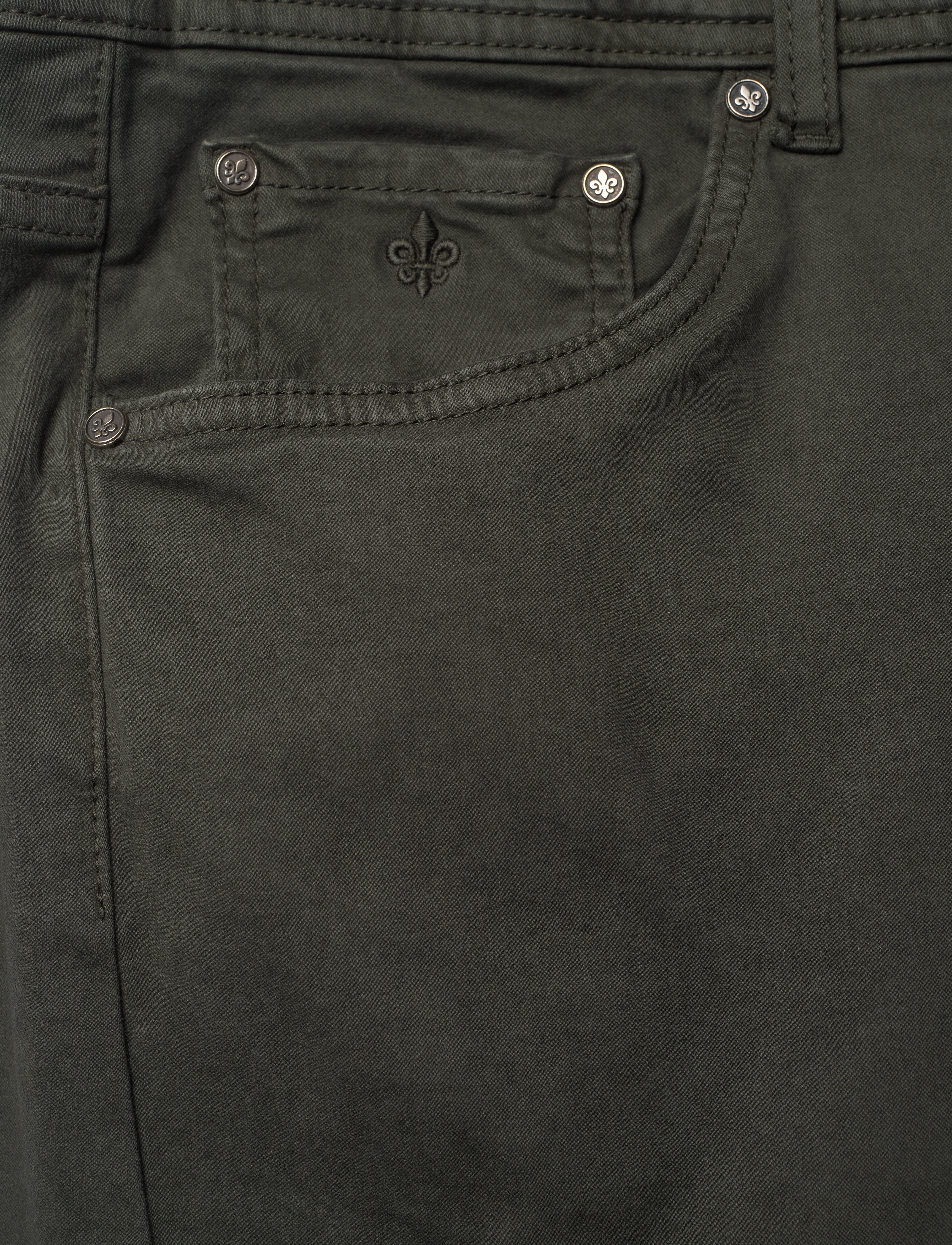 Morris - James Brushed 5-pkt - olive - 2