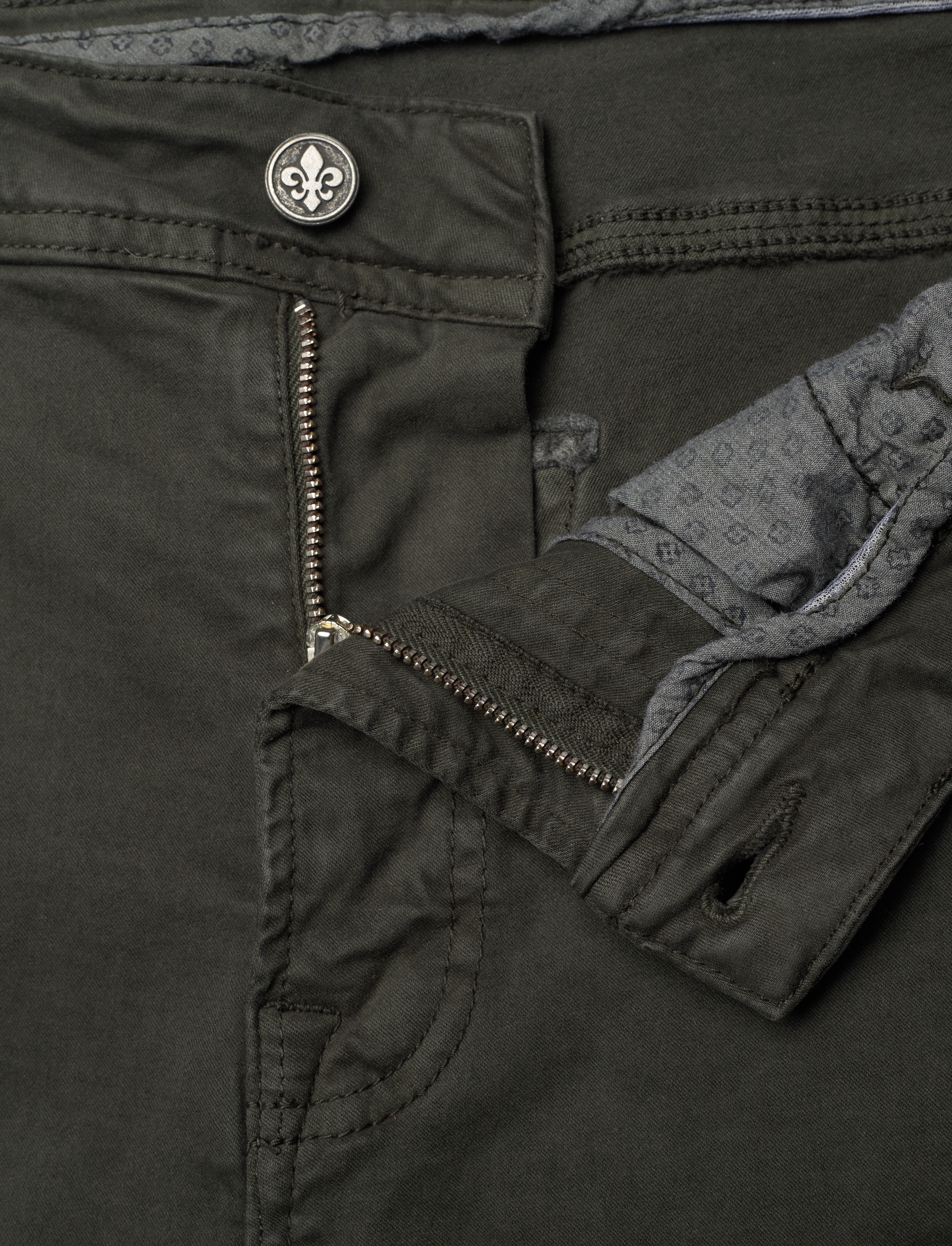 Morris - James Brushed 5-pkt - olive - 3