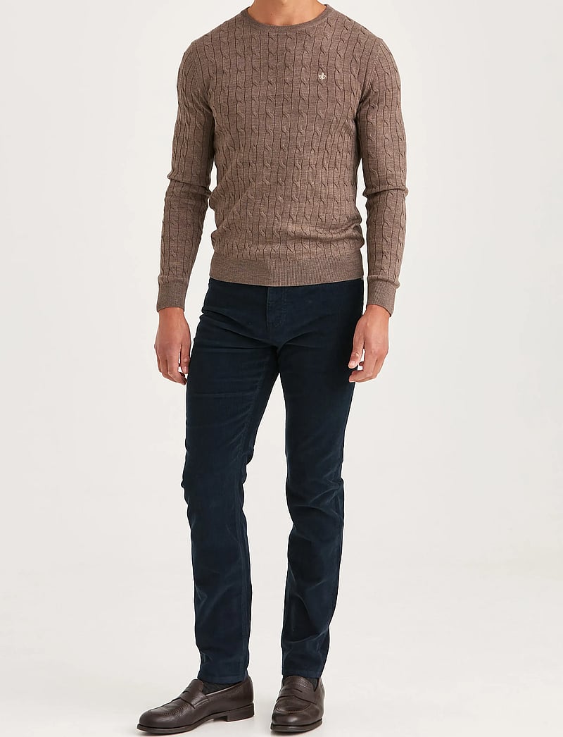 Morris - Jeffrey Brushed Chino - chinos - blue - 3