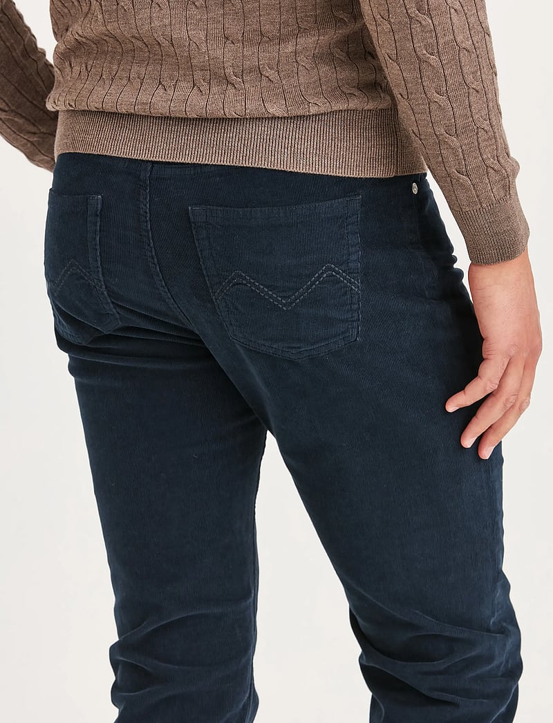 Morris - Jeffrey Brushed Chino - chinos - blue - 5