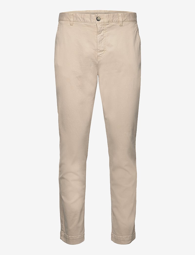 Morris - Jeffrey Brushed Chino - chino püksid - khaki - 1