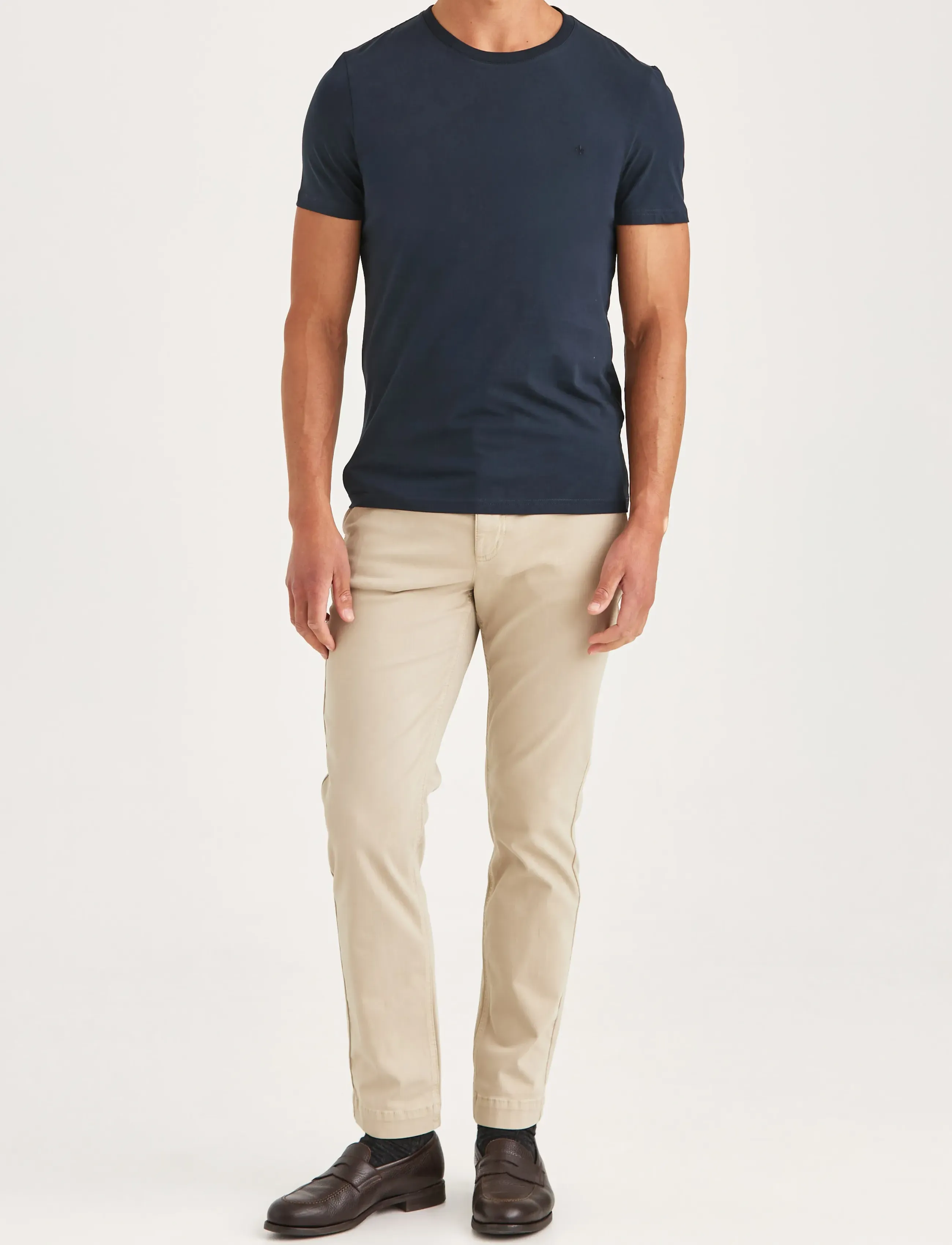 Morris - Jeffrey Brushed Chino - chino stila bikses - khaki - 3