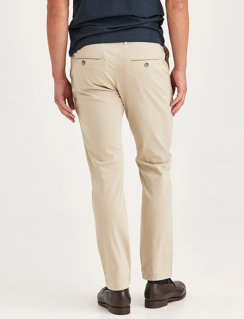 Morris - Jeffrey Brushed Chino - chino püksid - khaki - 4