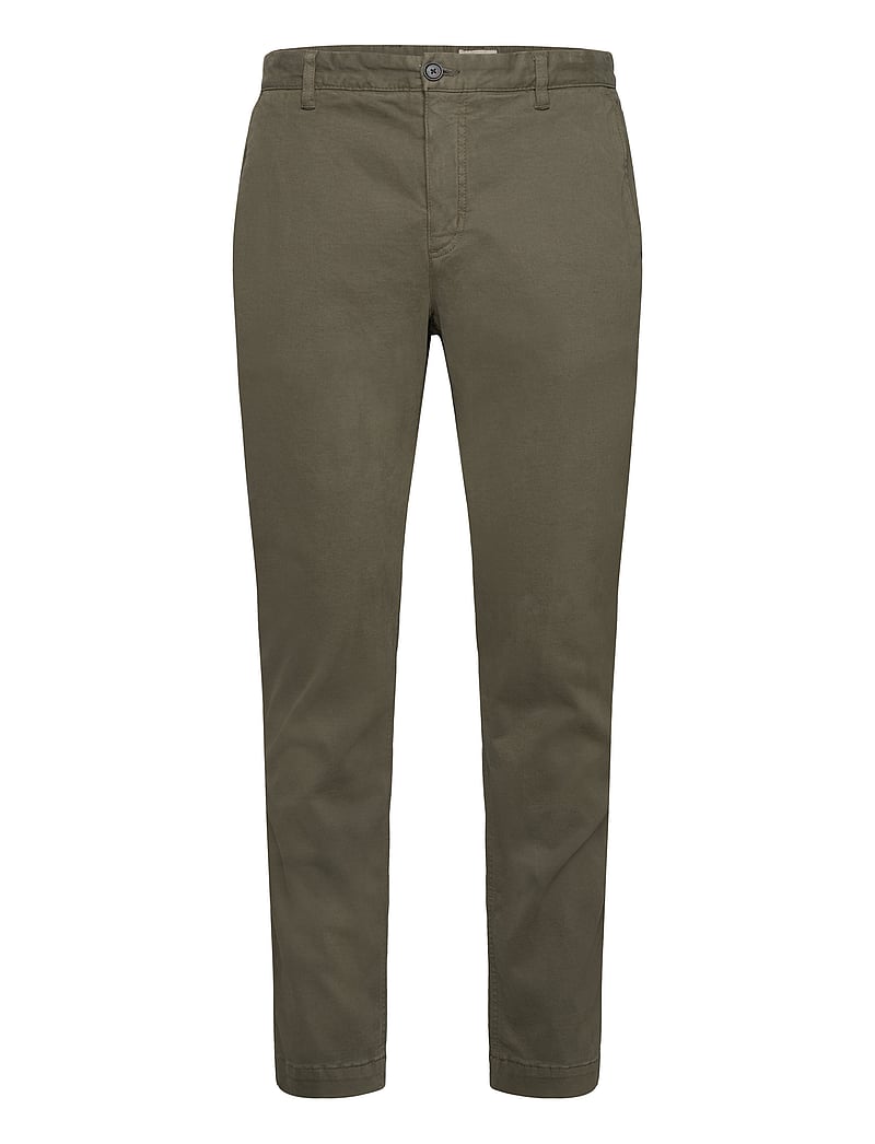 Morris - Jeffrey Brushed Chino - chino stila bikses - olive - 1