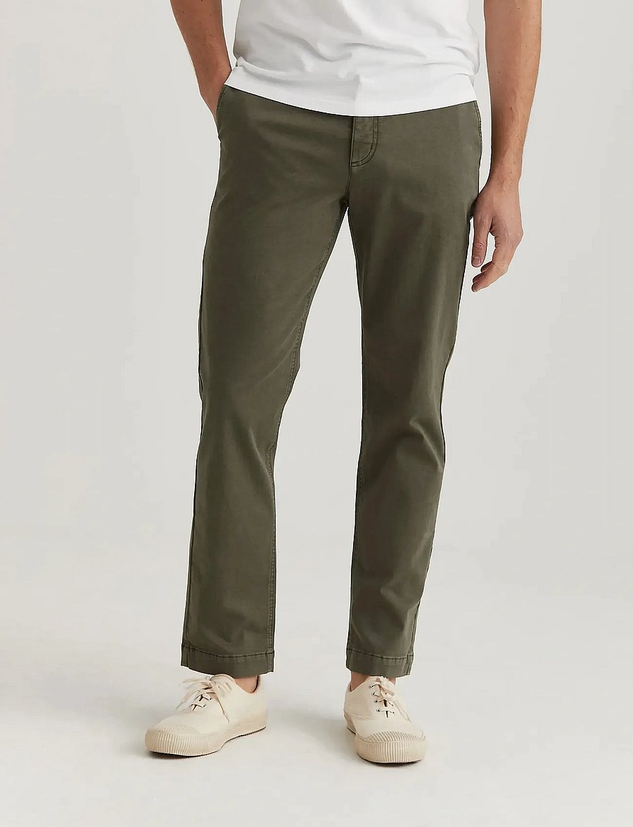 Morris - Jeffrey Brushed Chino - chino bikses - olive - 0