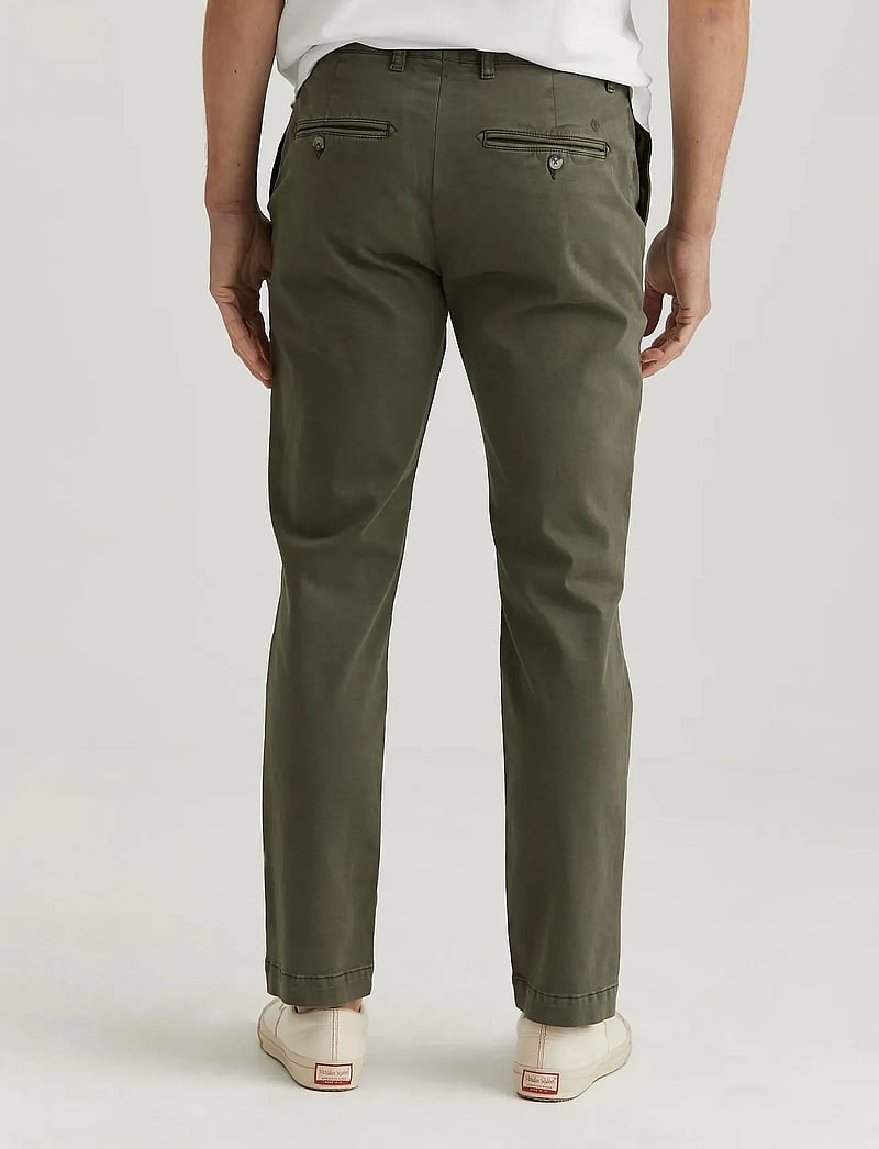 Morris - Jeffrey Brushed Chino - chino stila bikses - olive - 4