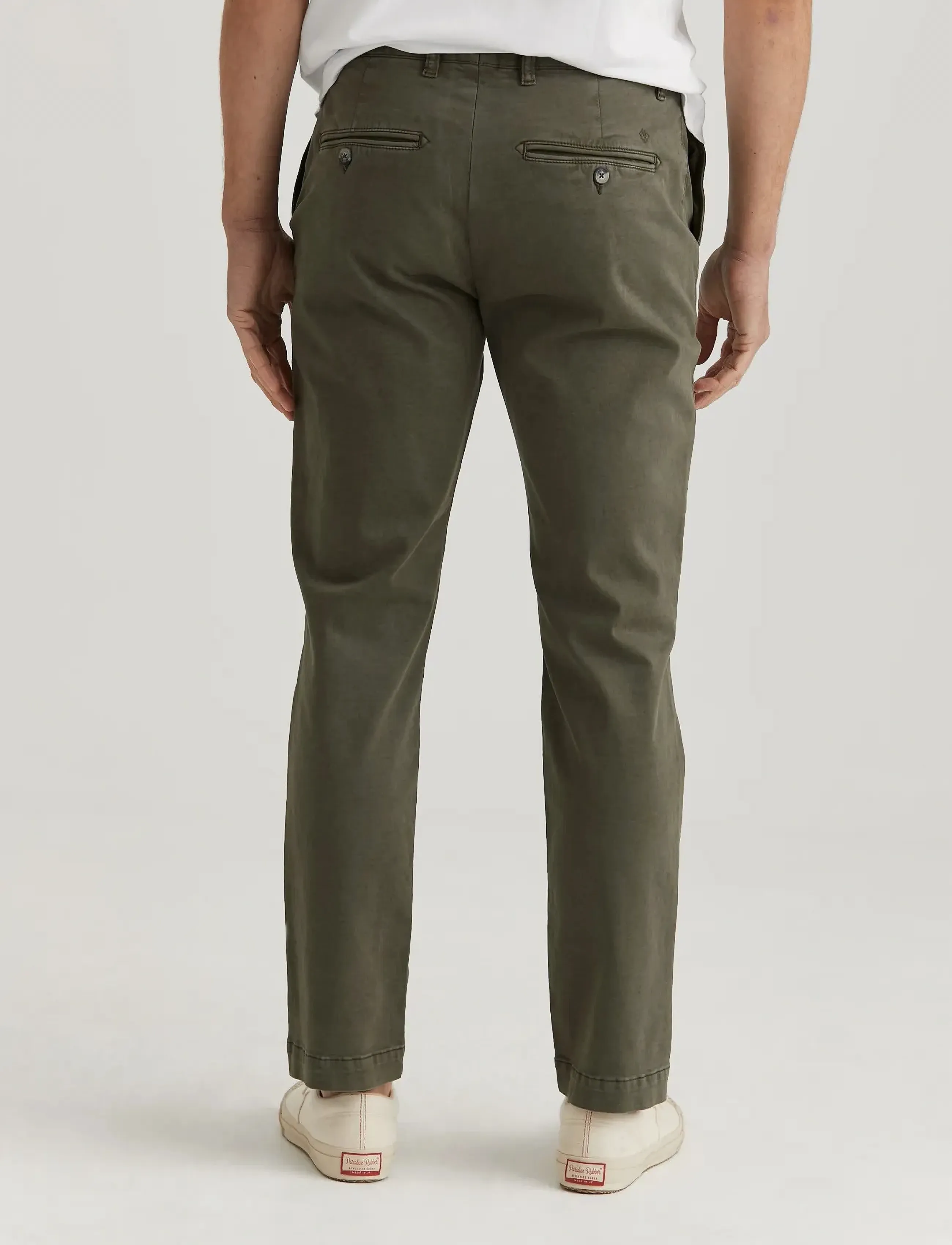 Morris - Jeffrey Brushed Chino - chino bikses - olive - 4