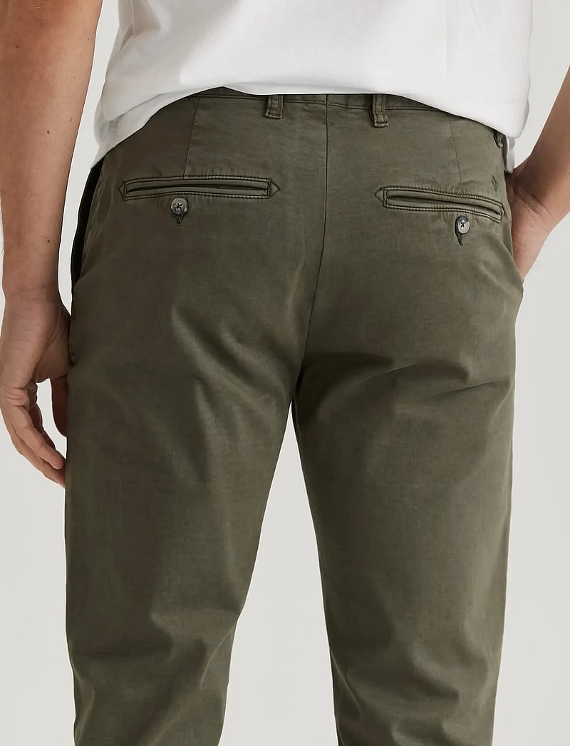 Morris - Jeffrey Brushed Chino - chino stila bikses - olive - 5