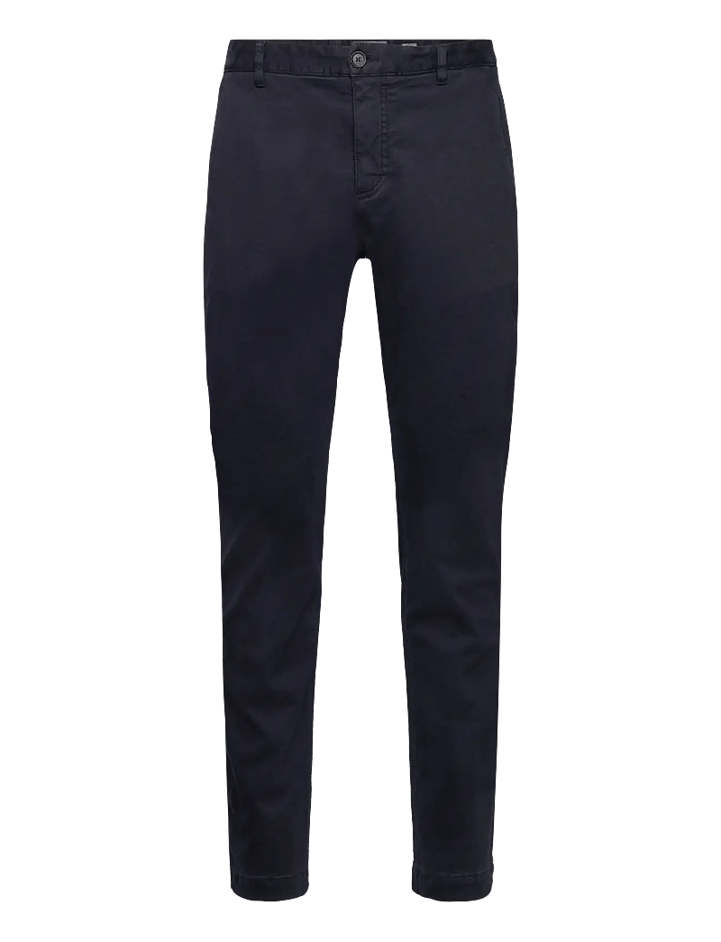 Morris - Jeffrey Brushed Chino - chinos - blue - 0