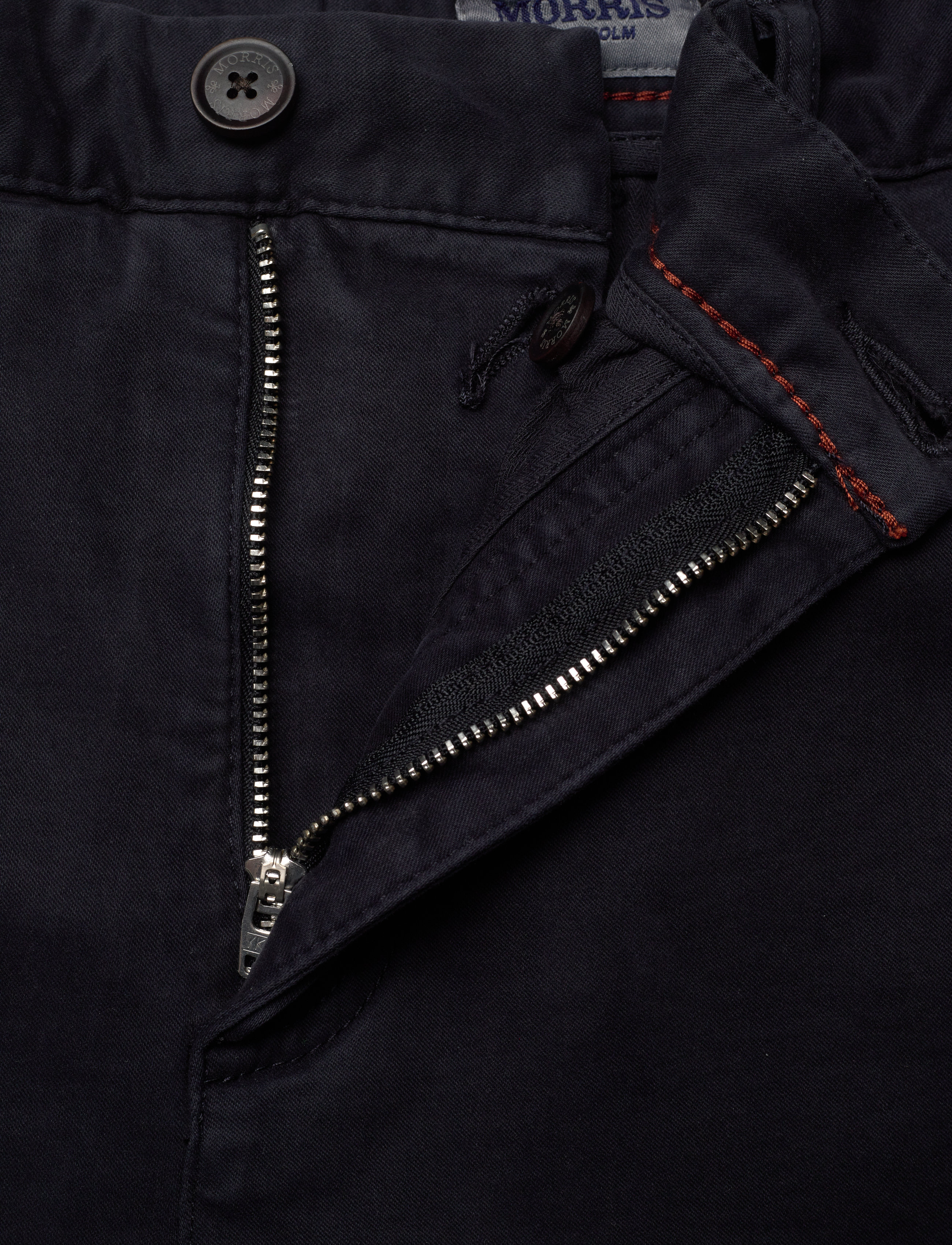Morris - Jeffrey Brushed Chino - chinos - blue - 3