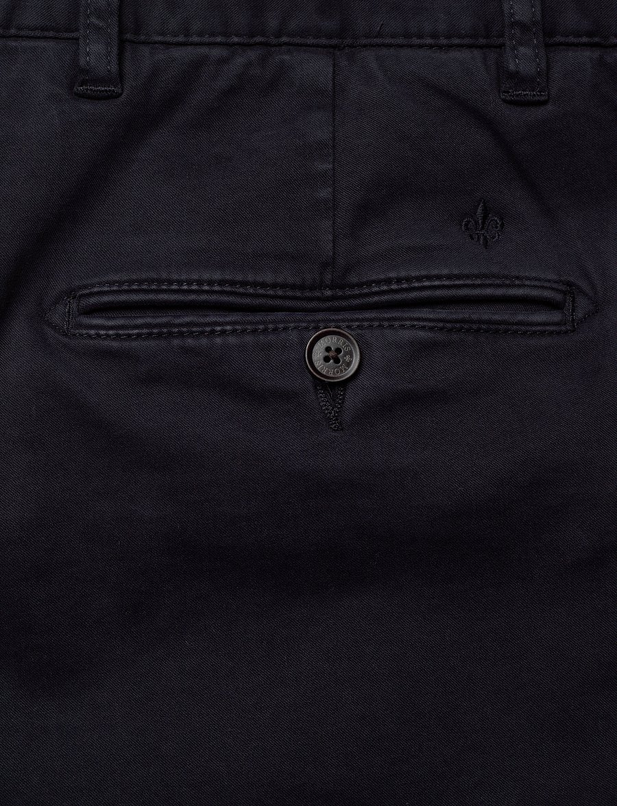 Morris - Jeffrey Brushed Chino - chinos - blue - 4