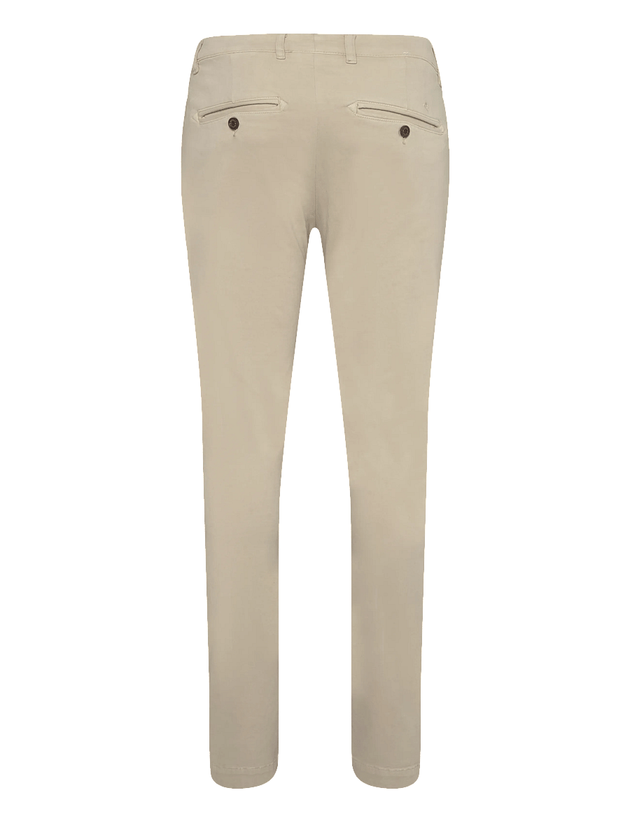 Morris - Jeffrey Brushed Chino - chinos - khaki - 1