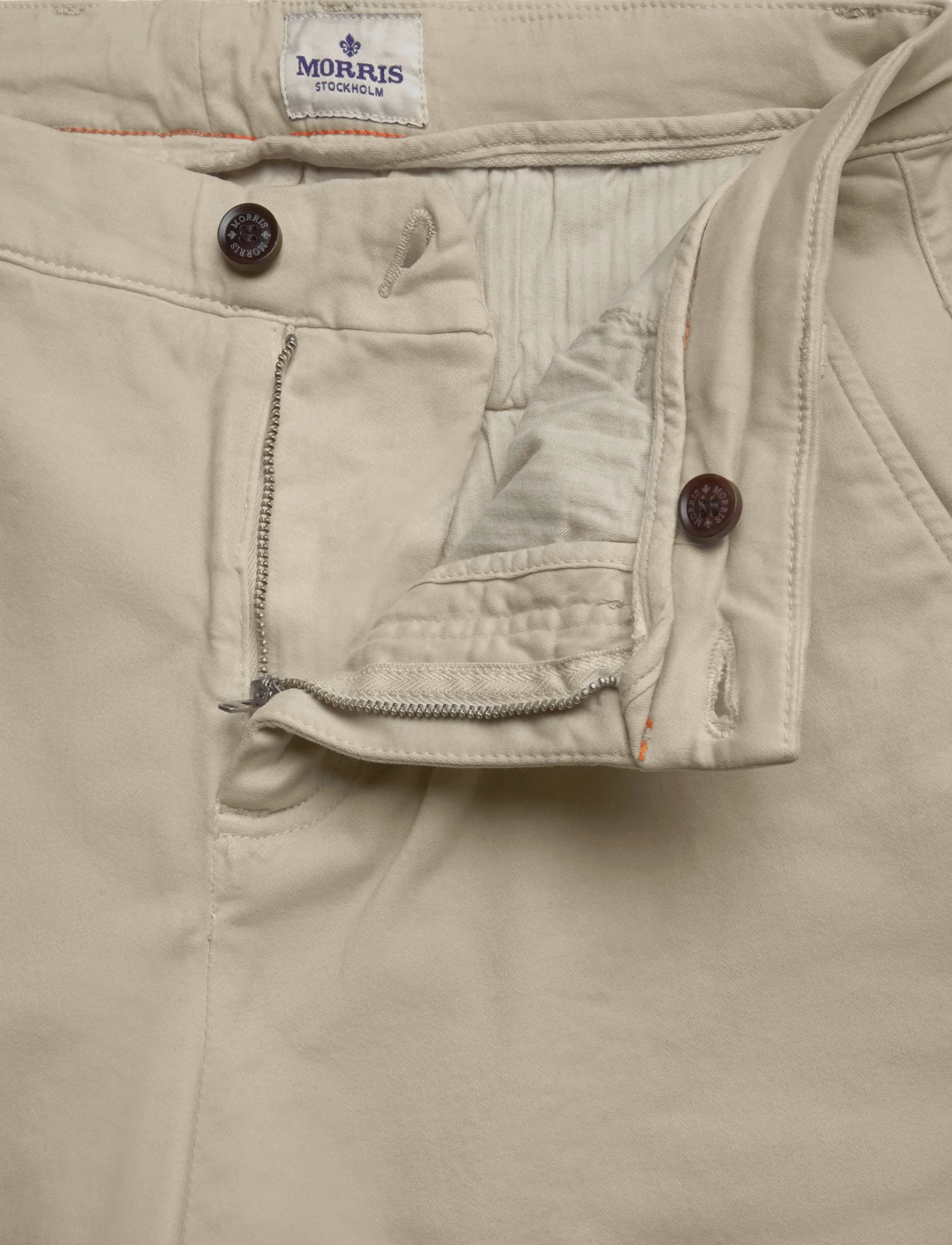 Morris - Jeffrey Brushed Chino - chinos - khaki - 2