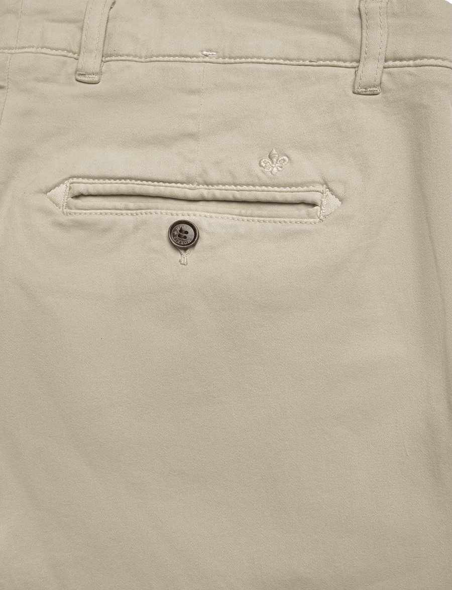 Morris - Jeffrey Brushed Chino - chinos - khaki - 4