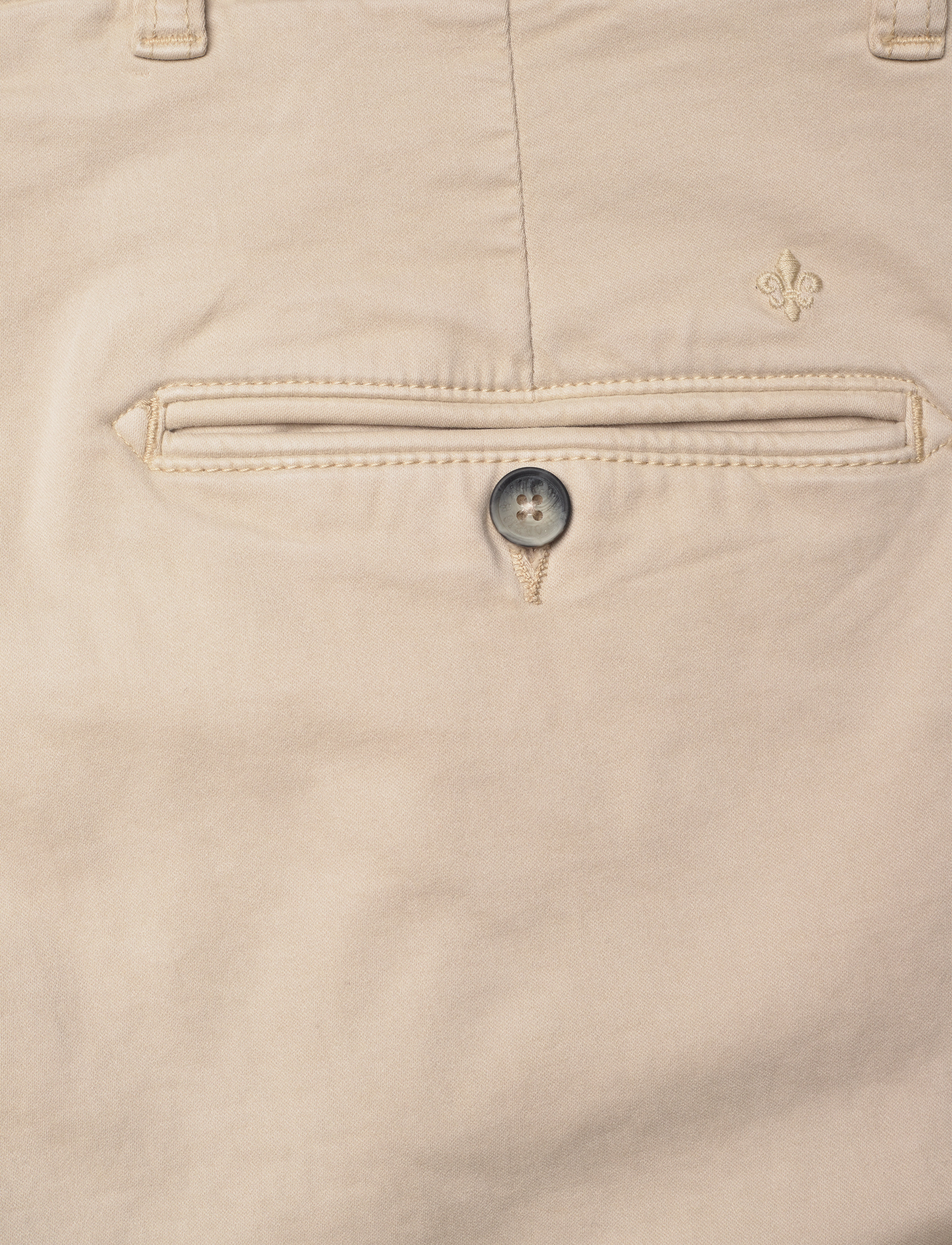 Morris - Jeffrey Brushed Chino - chino-püksid - khaki - 4